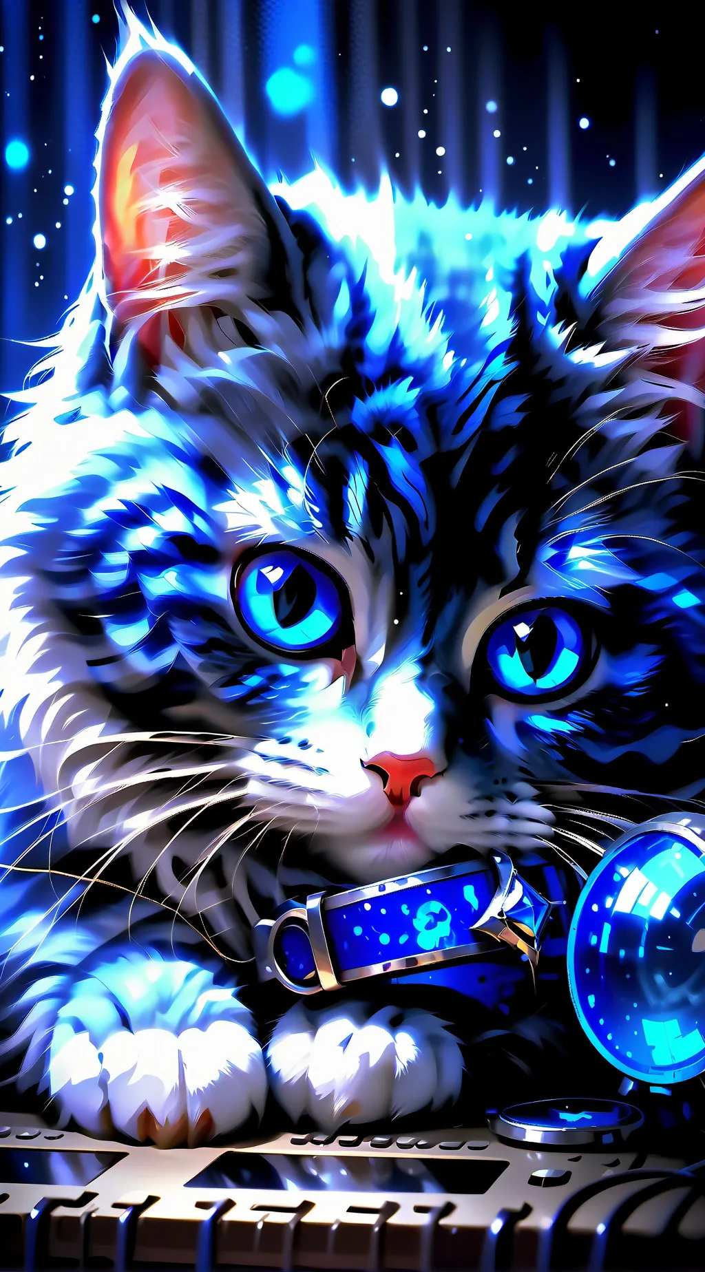 ai character: Fidget Santiago background