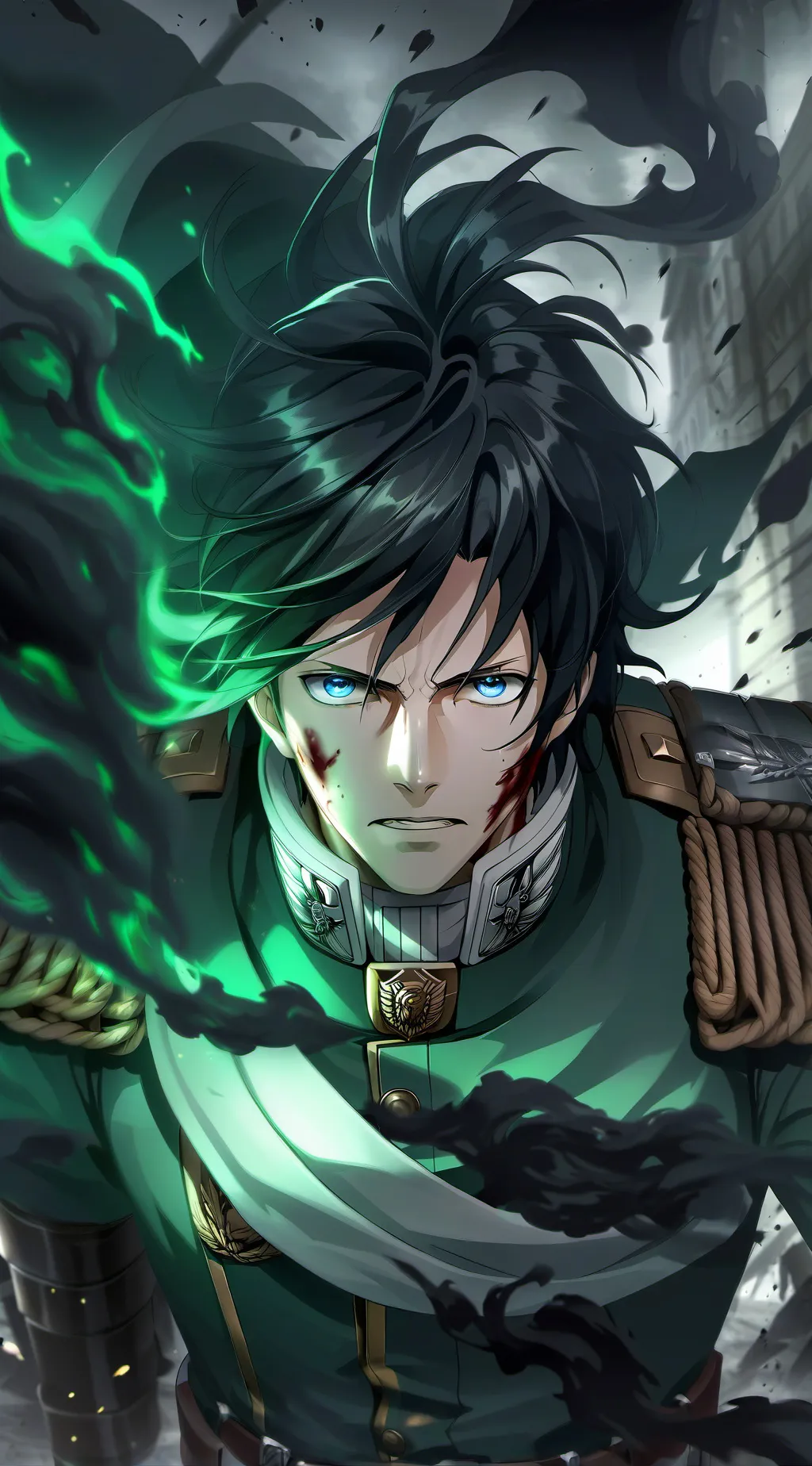 ai character: Eren Yeager background