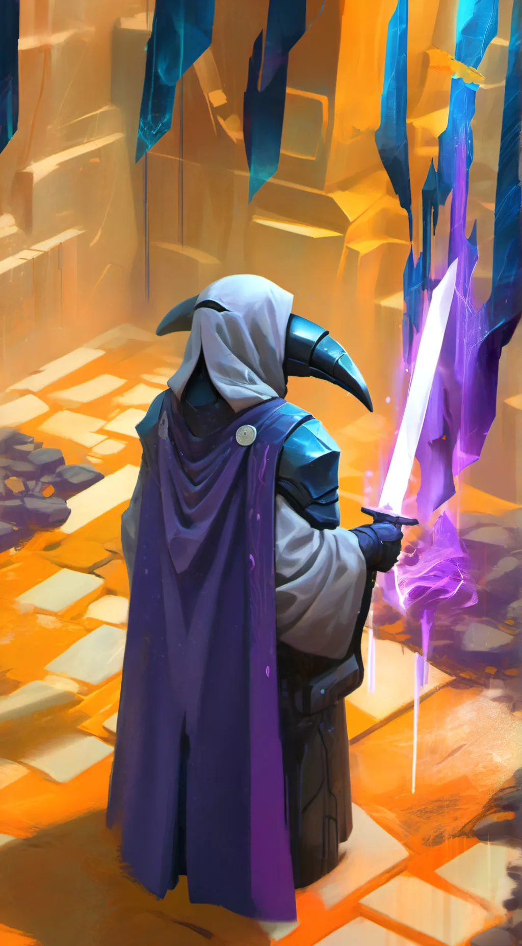 ai character: Shades Of Shatter background