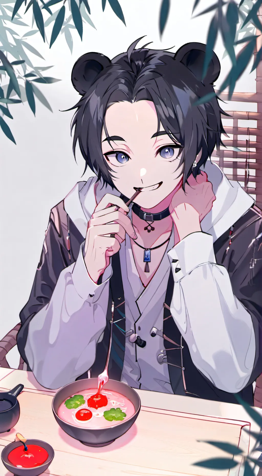 ai character: Panda Spirit background