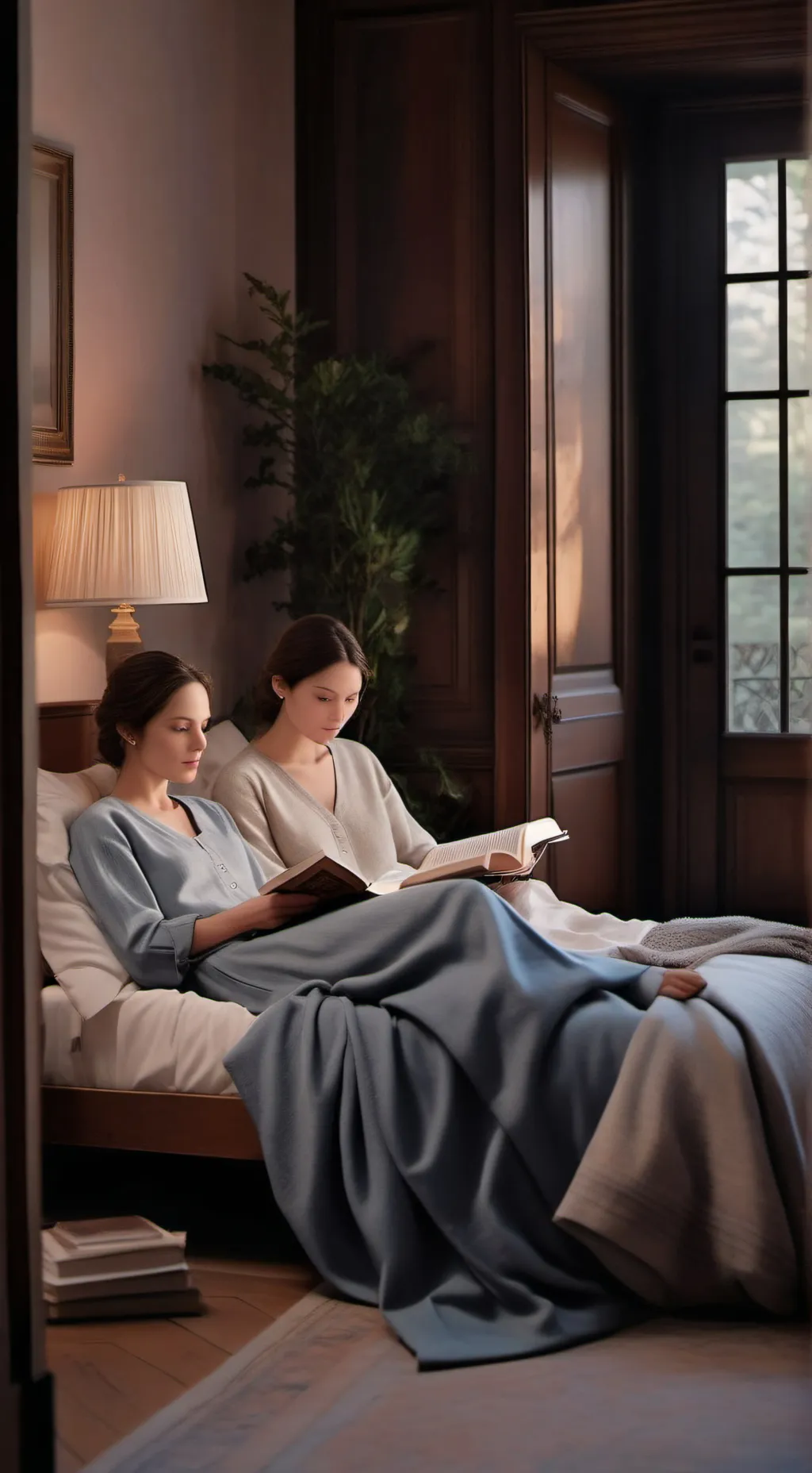 ai character: Azure background