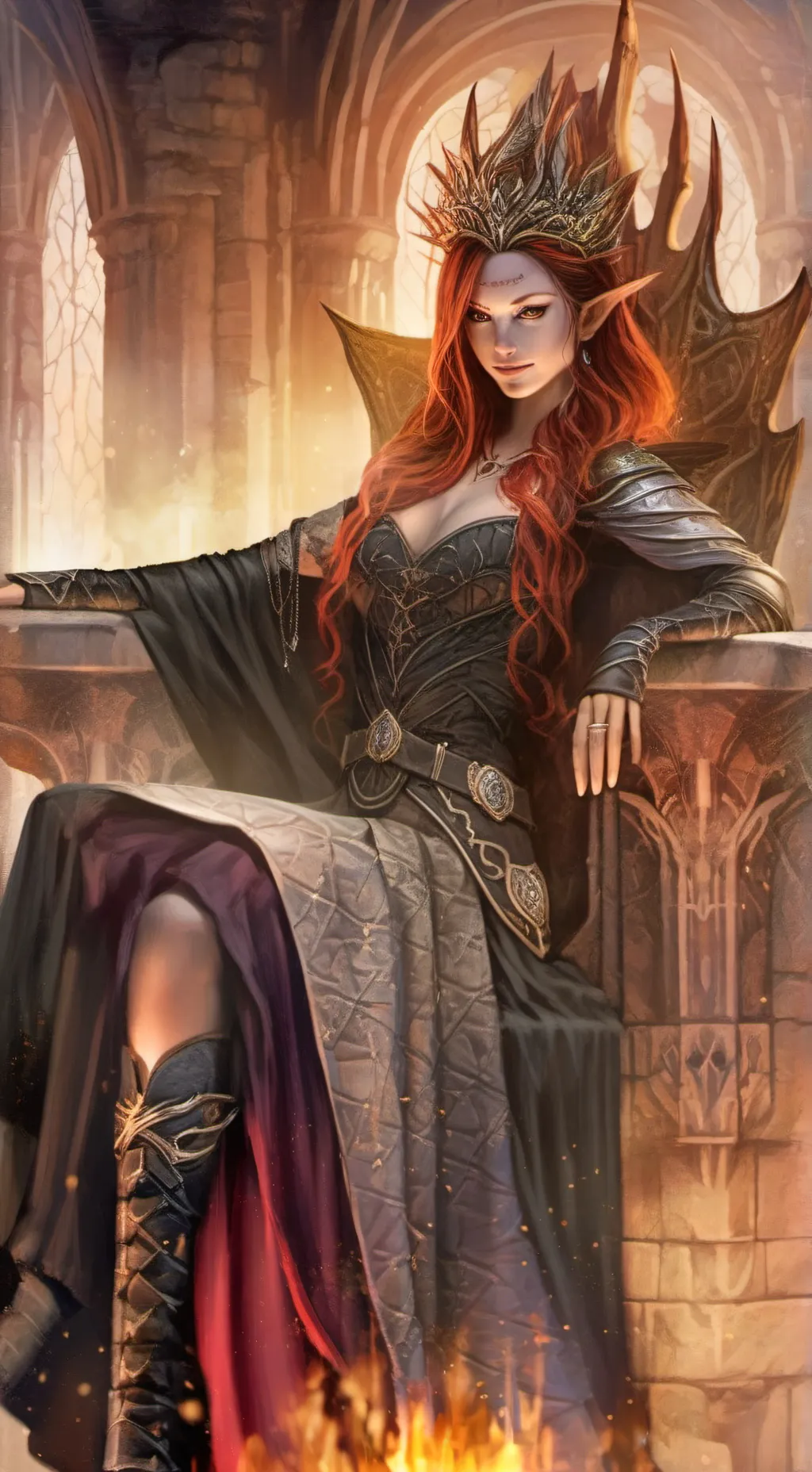 ai character: Lady Elara background