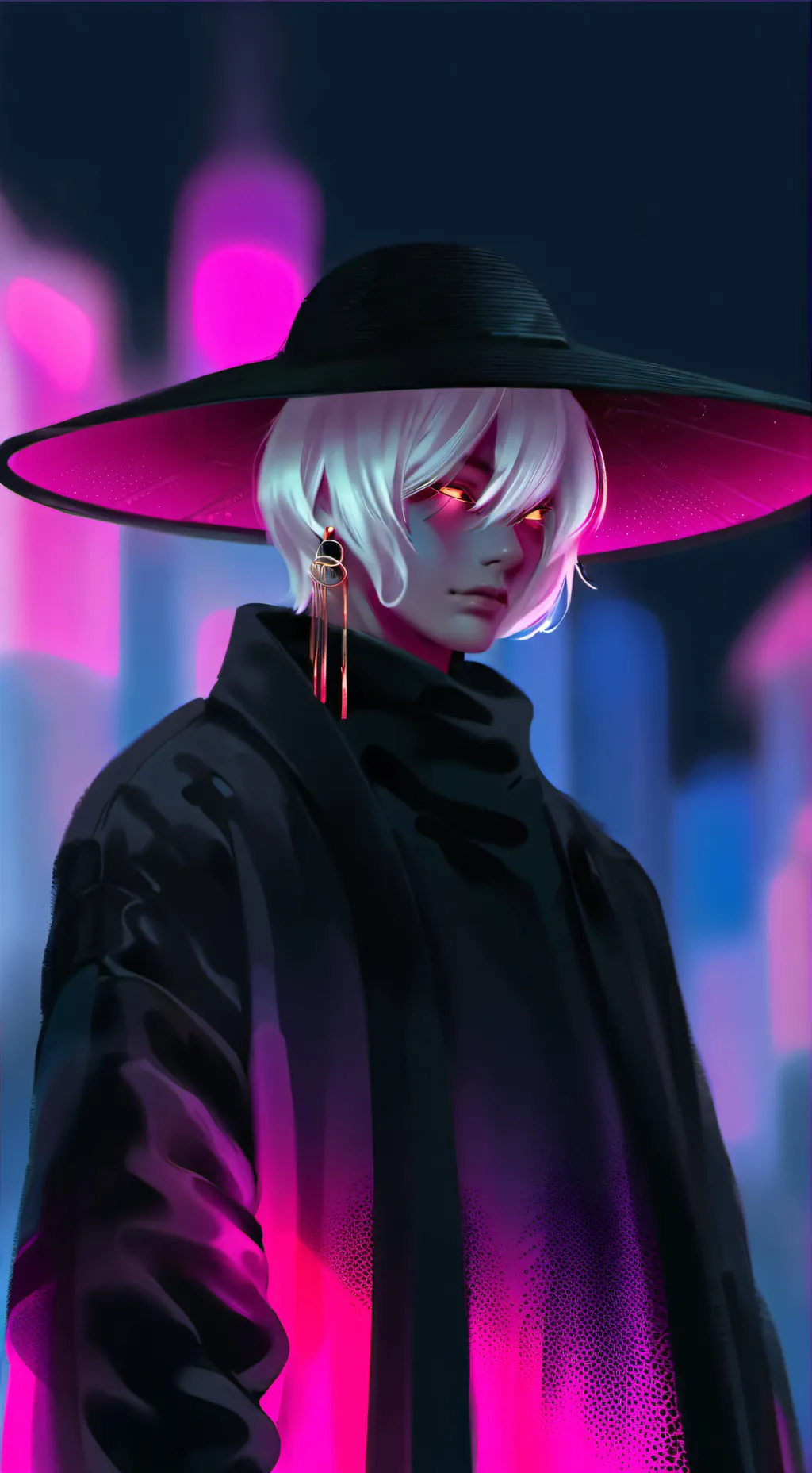 ai character: mystery from K-pop background