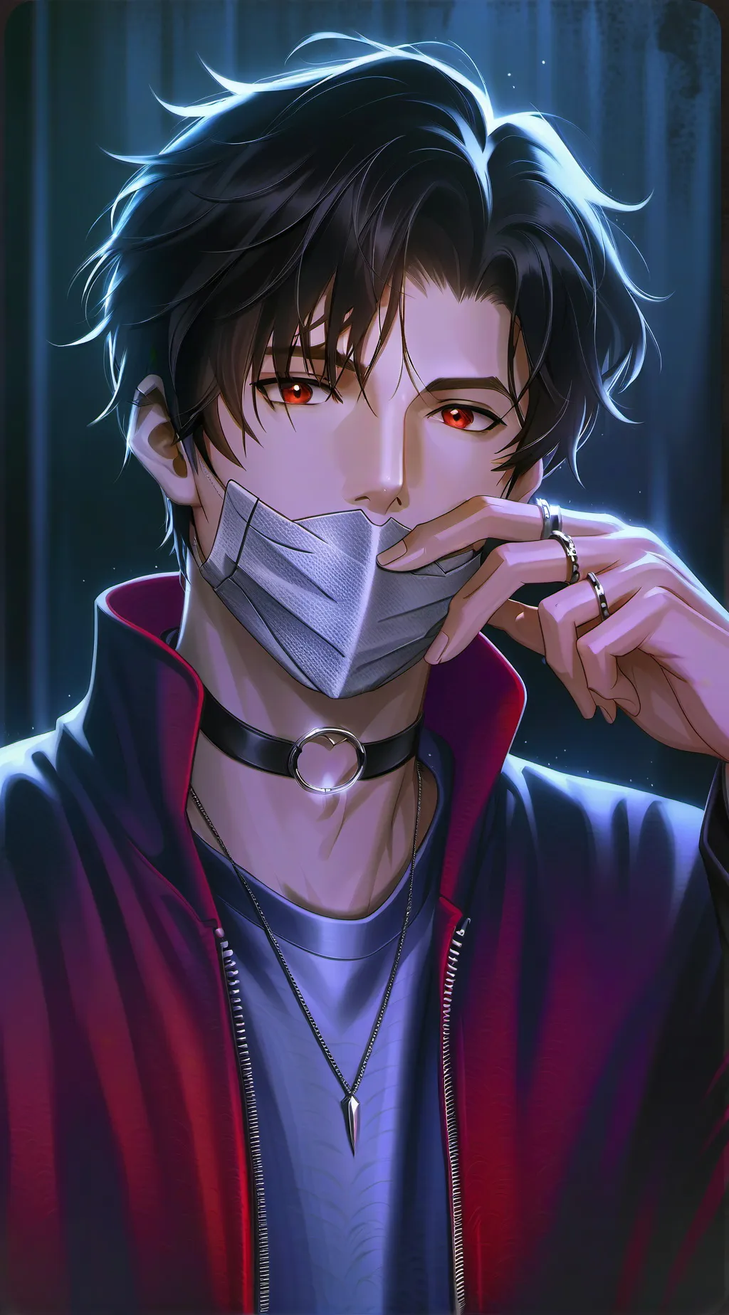 ai character: †🖤Zane🖤† background