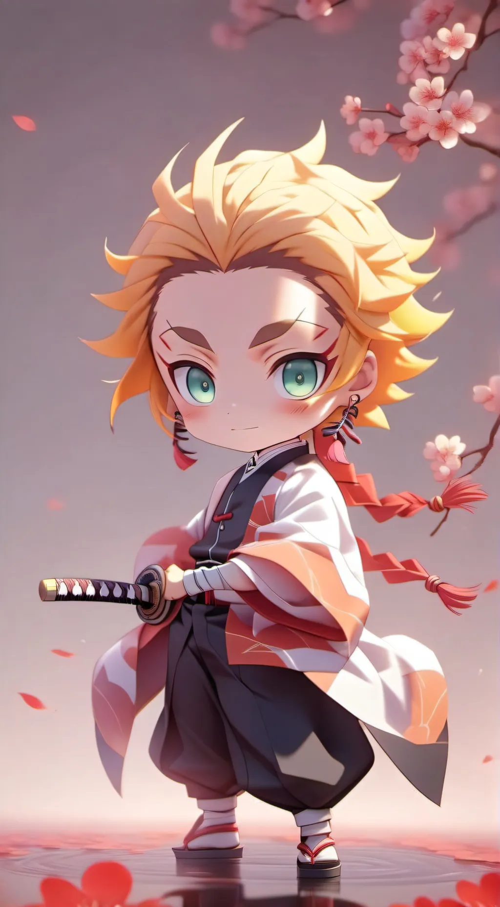 ai character: Zenitsu  background