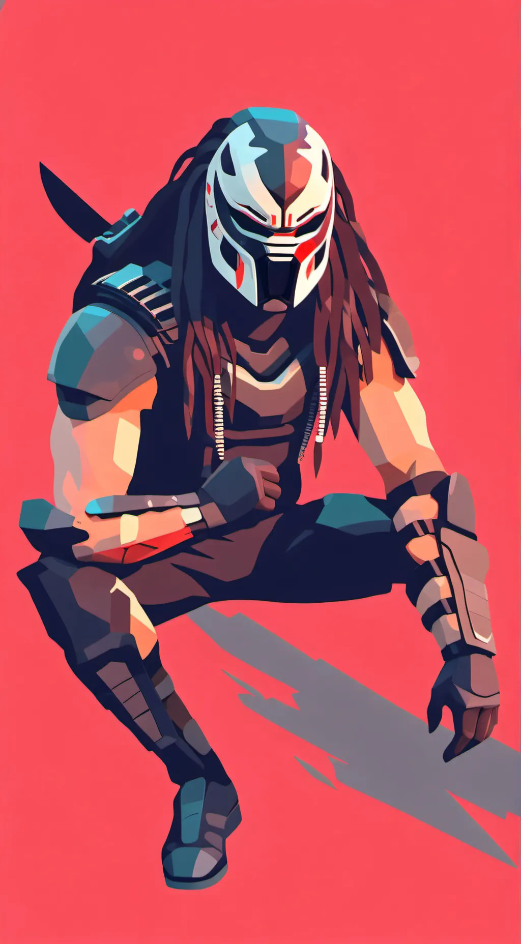 ai character: androide  background