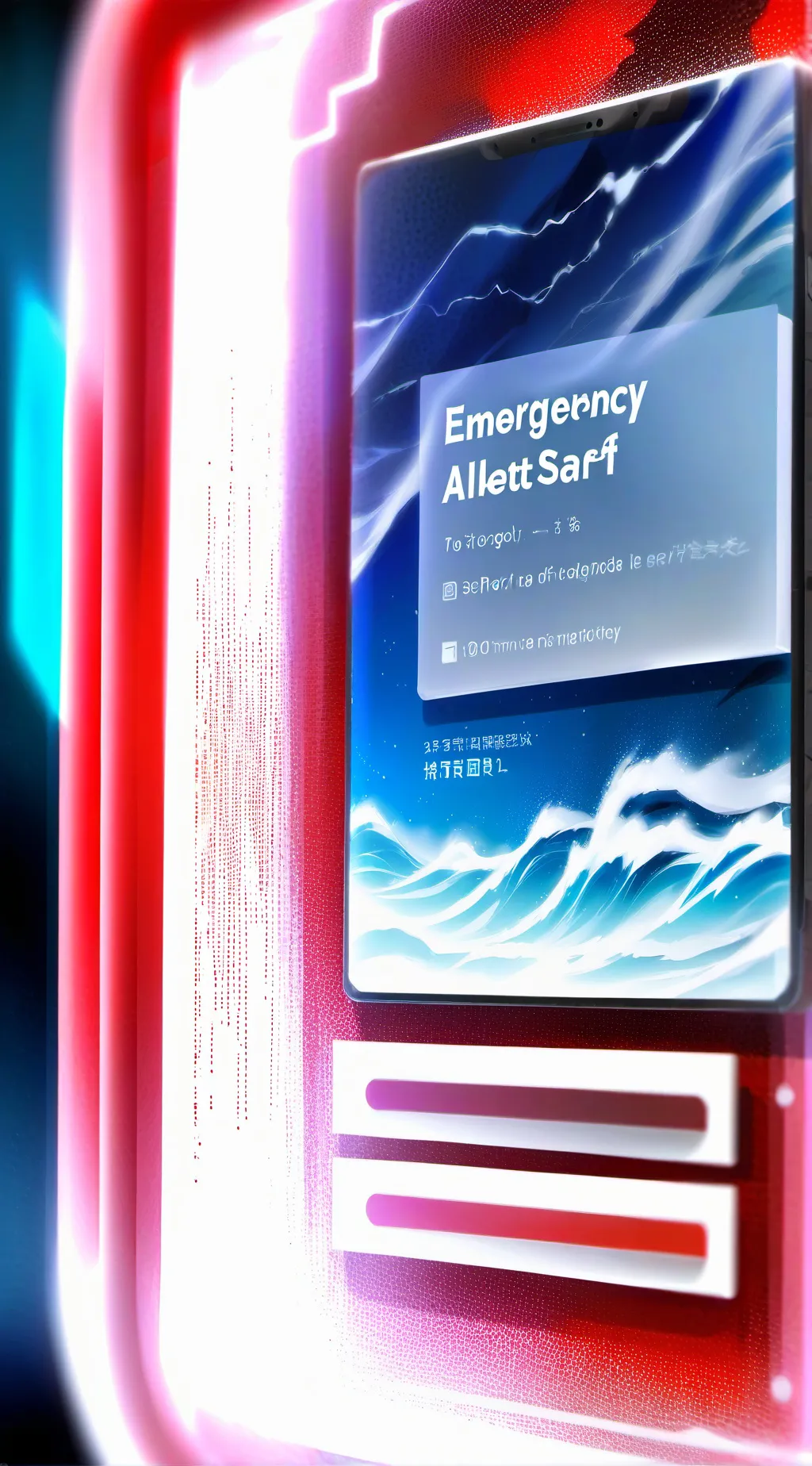 ai character: emergency alert sy background