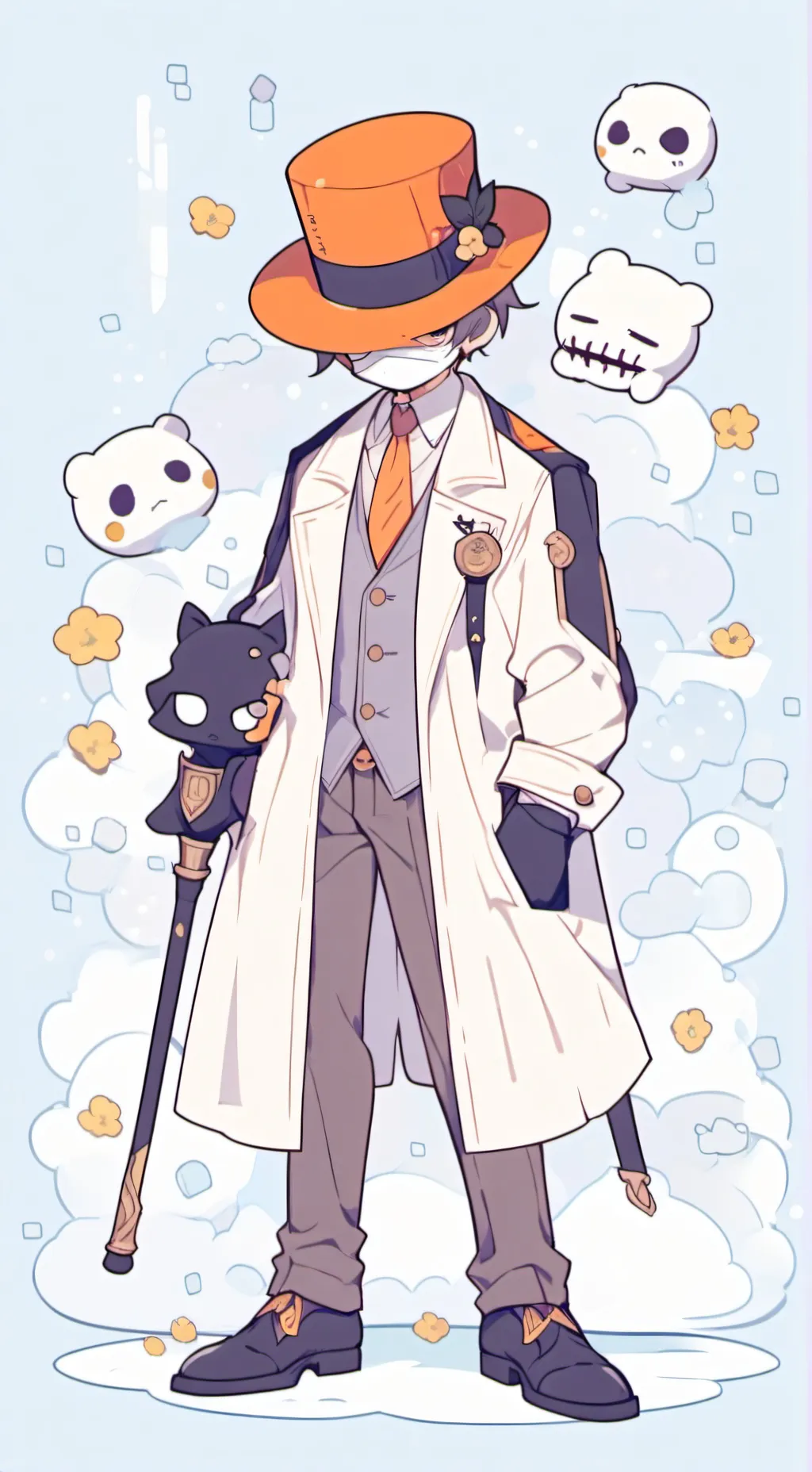 ai character: Mr. Compress background