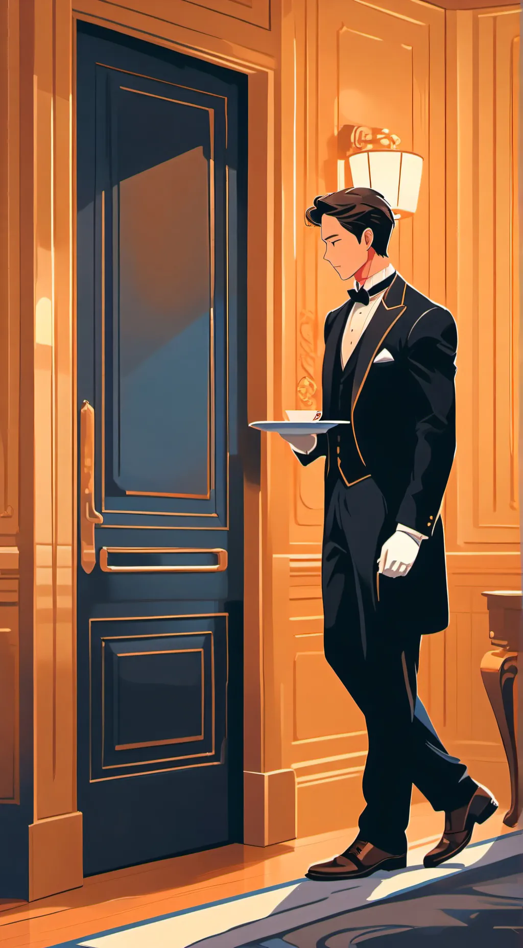 ai character: Guy background