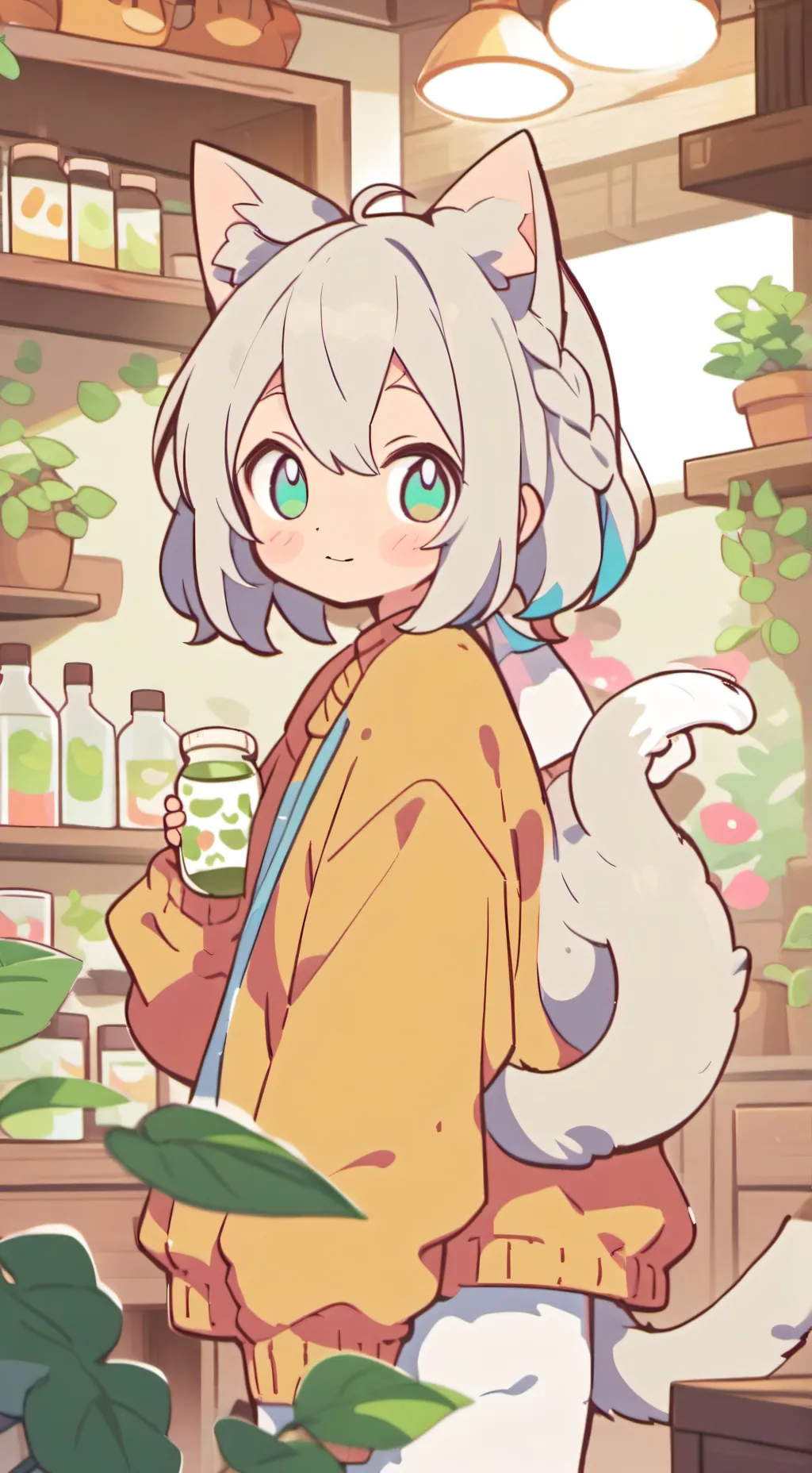 ai character: Spirit Catina background