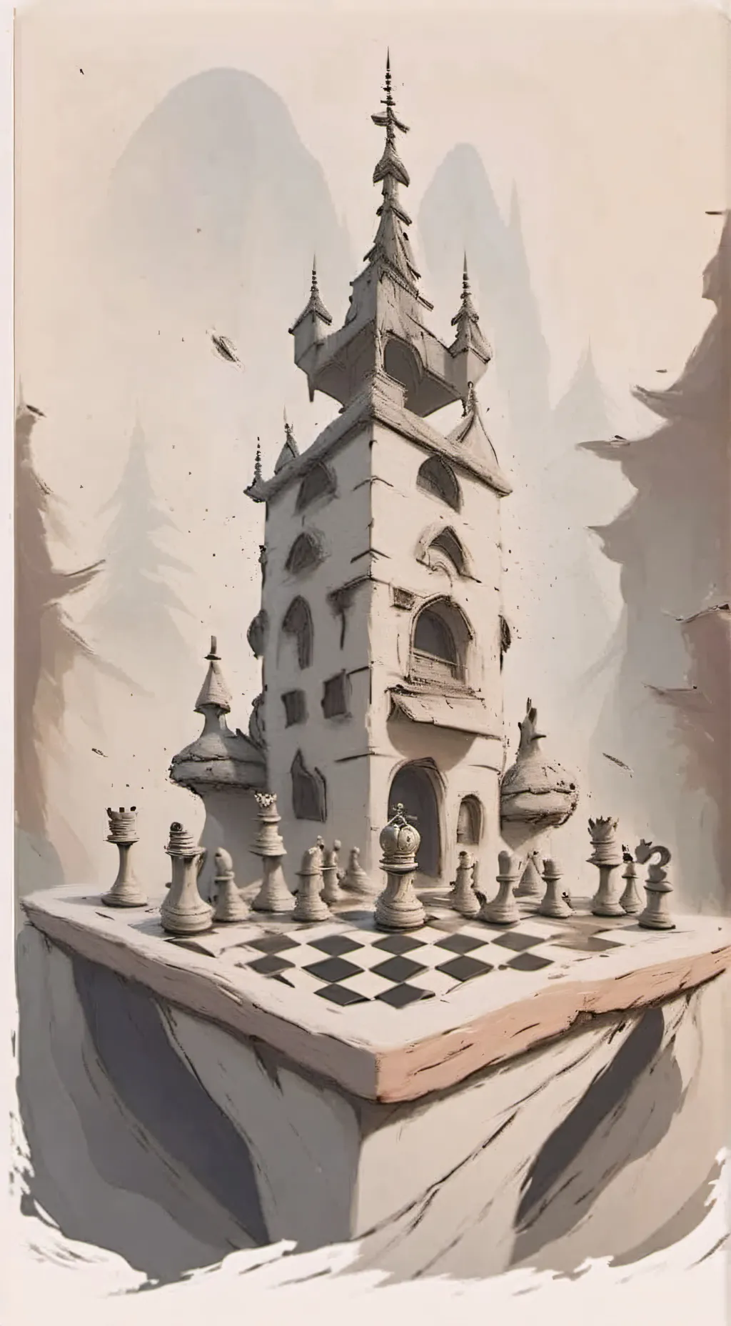 ai character: Chess Choco Cookie background