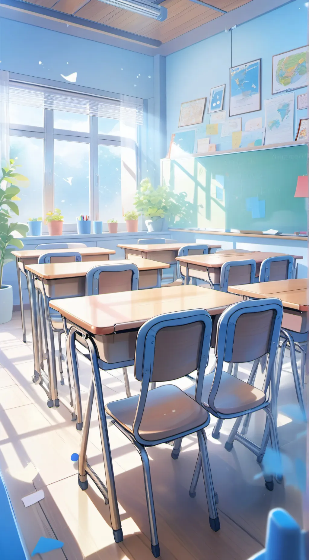 ai character:  Hawks ⋆ background