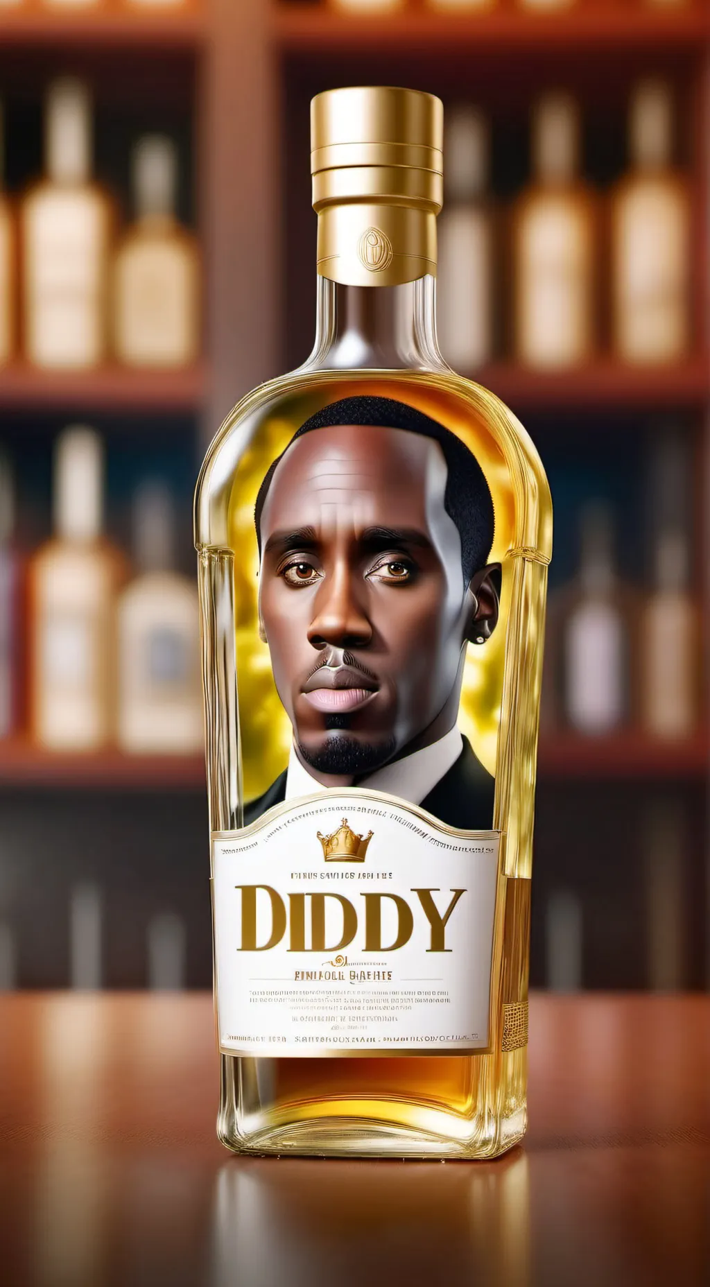 ai character: Diddy's baby oil background