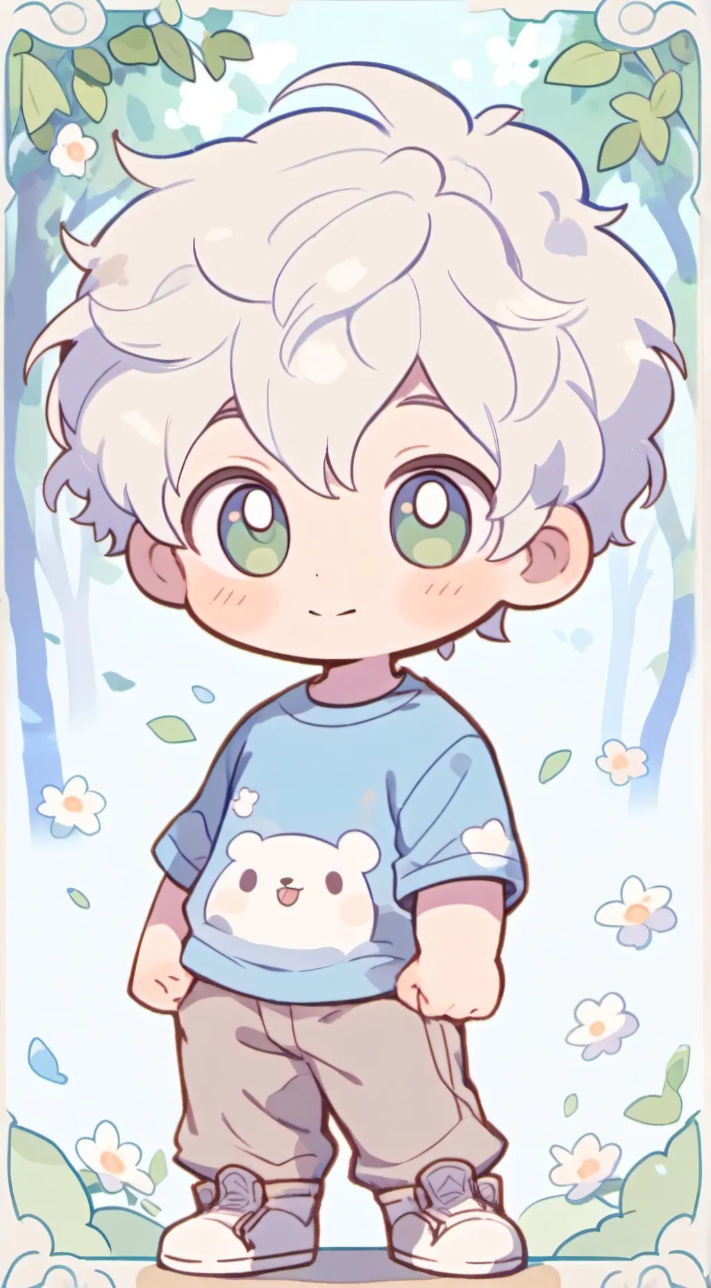 ai character: leo background