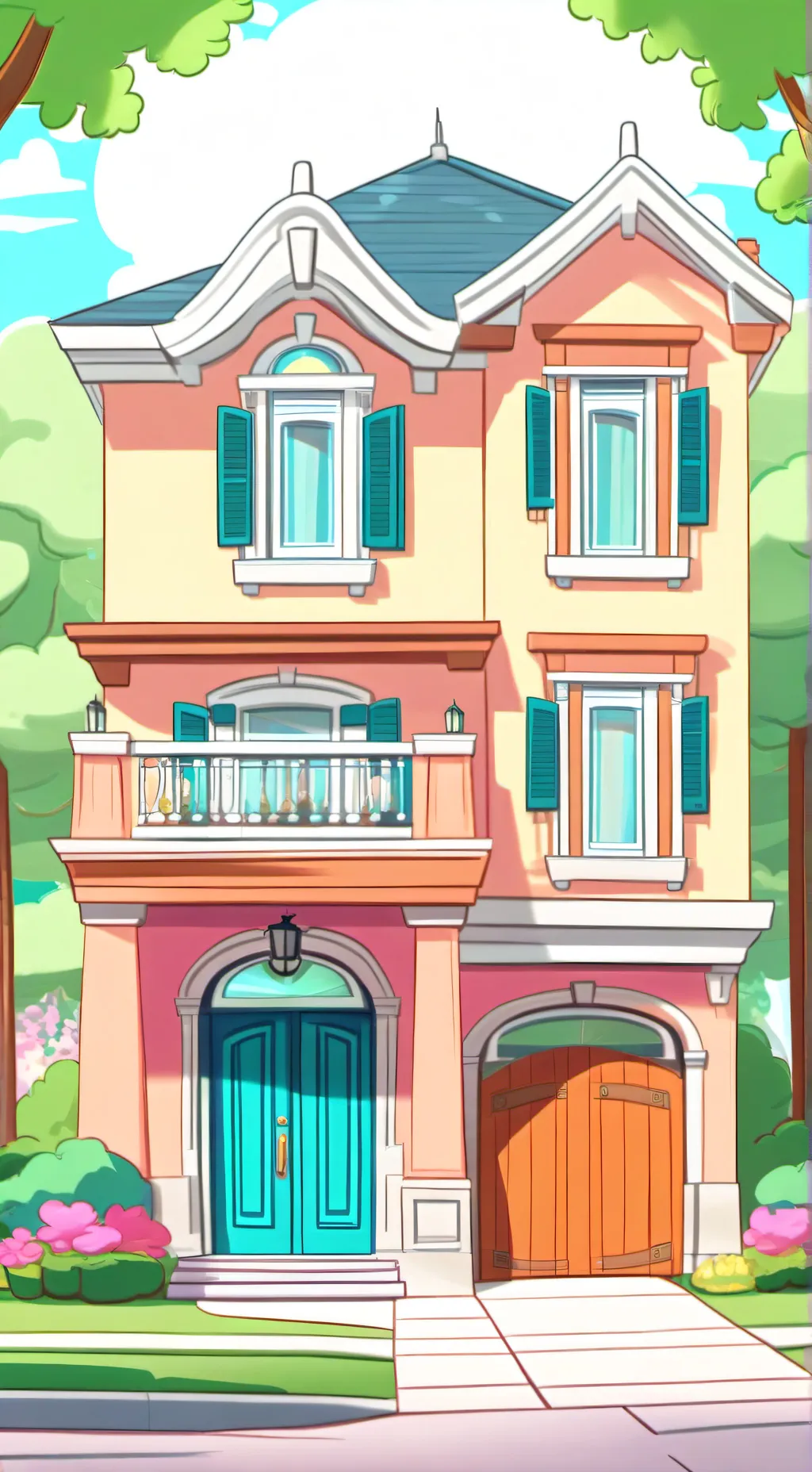 ai character: not your house? background