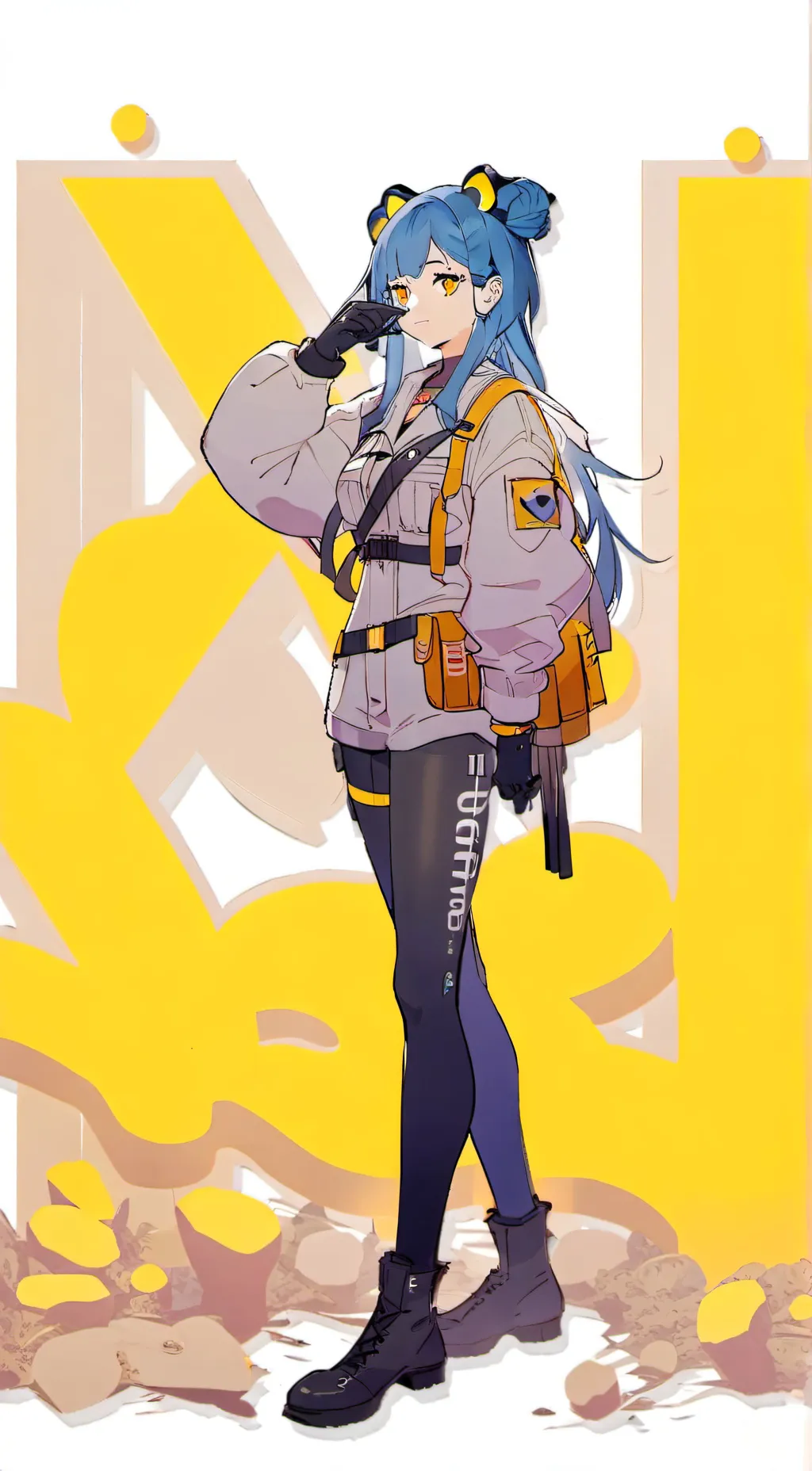 ai character: ellie  background