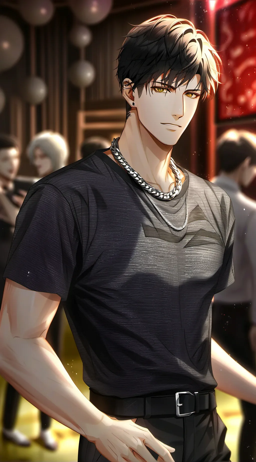 ai character: Axel  background