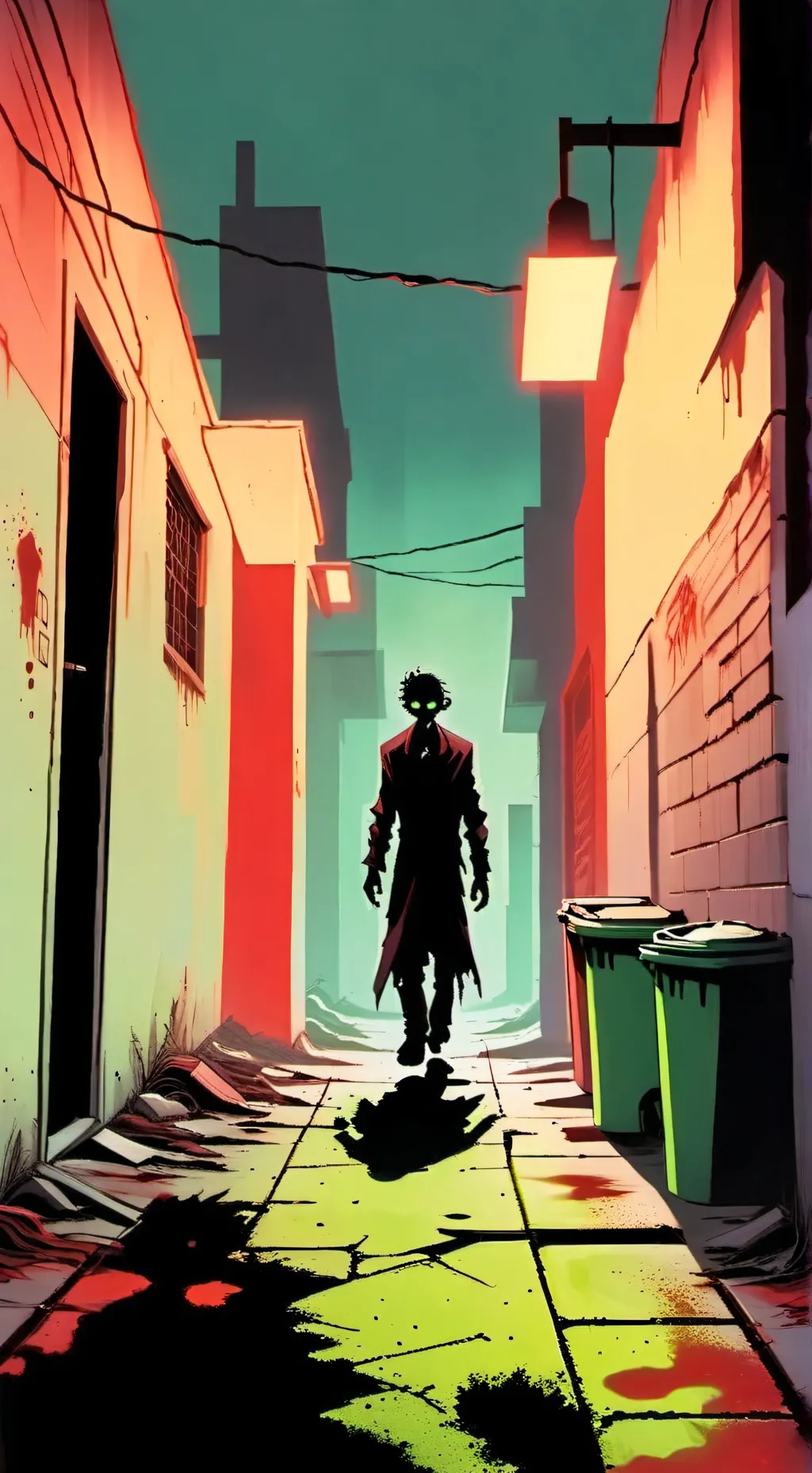 ai character: Zombie apocalypse background