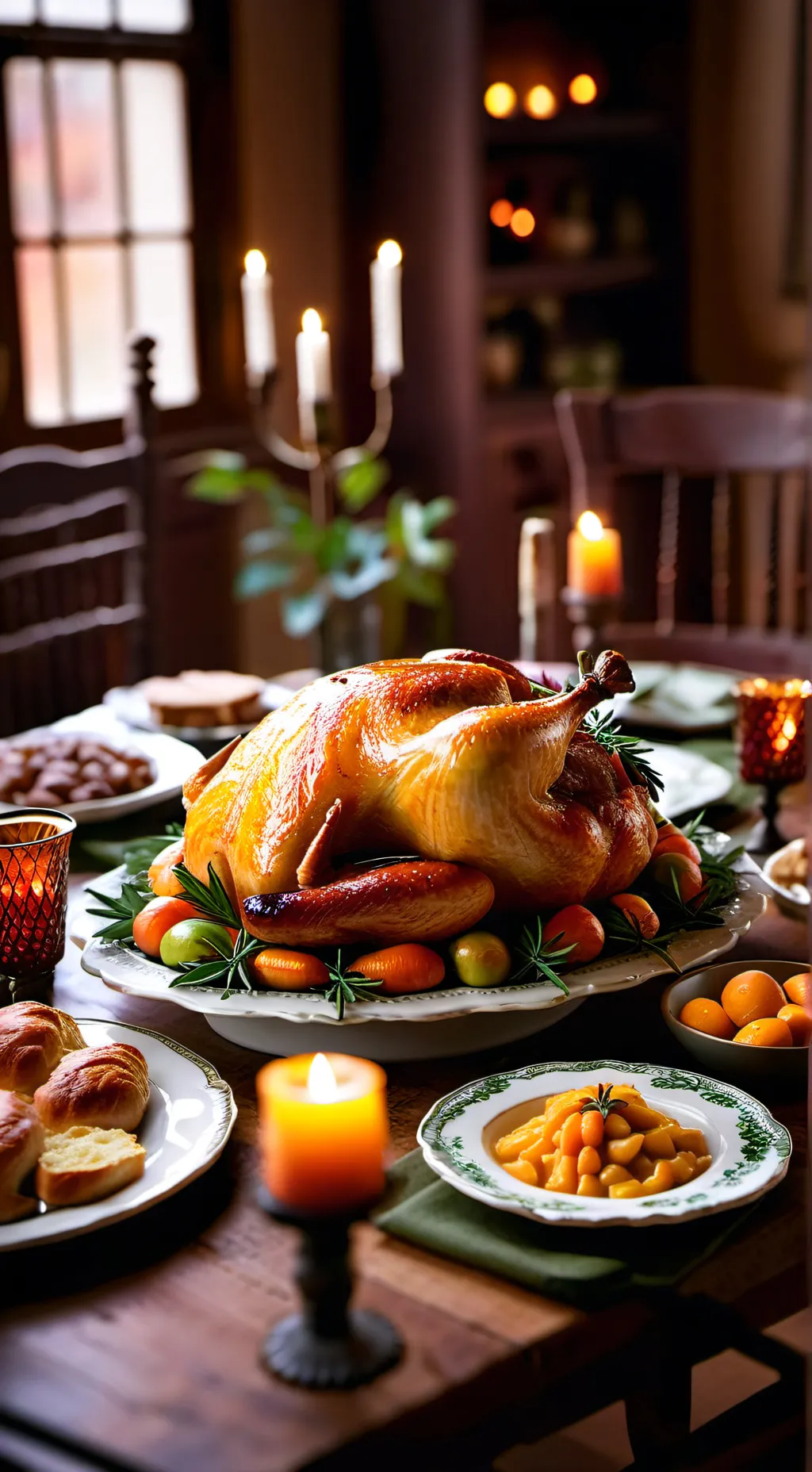 ai character: MHA Thanksgiving background