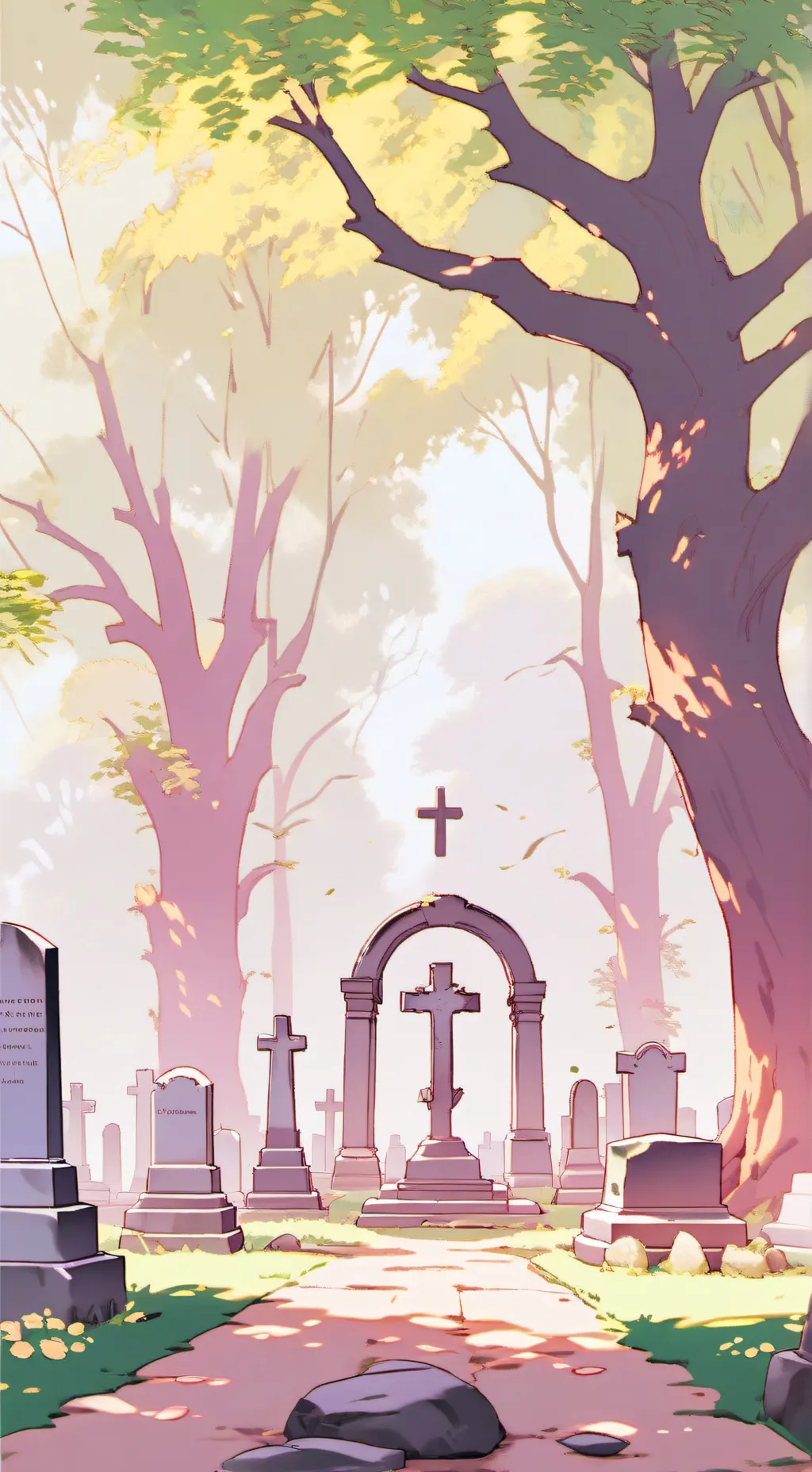 ai character: Reflection background