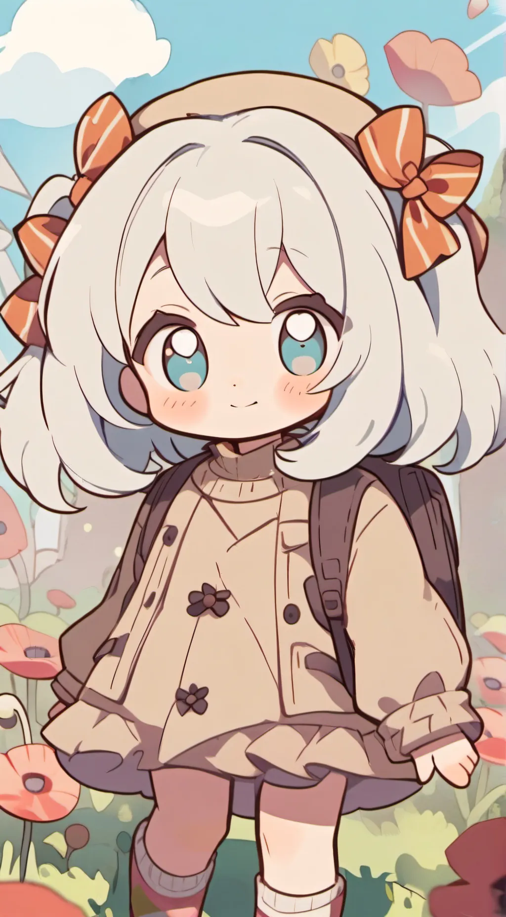 ai character: Poppy Playtime background