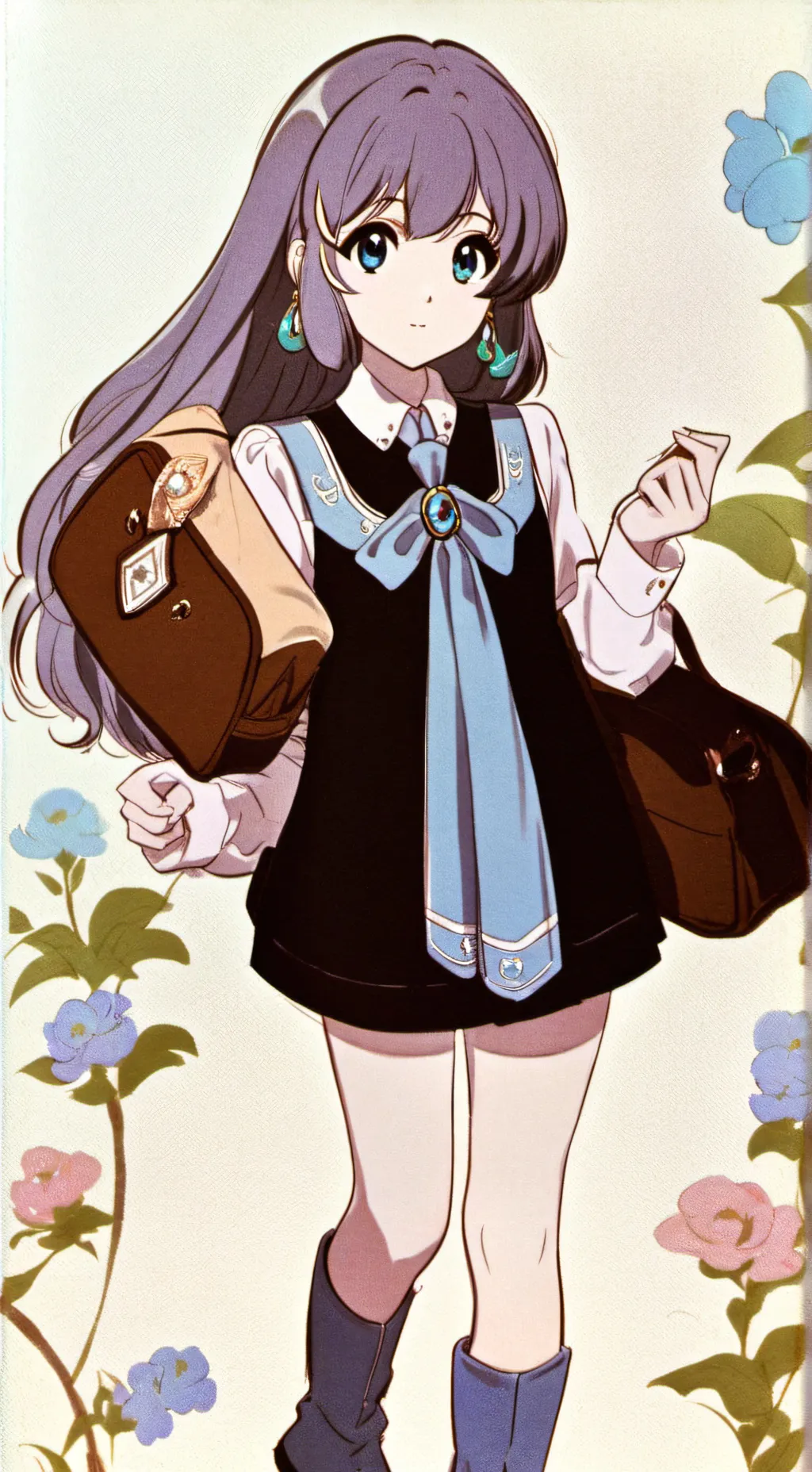 ai character: Dj Sarah  background