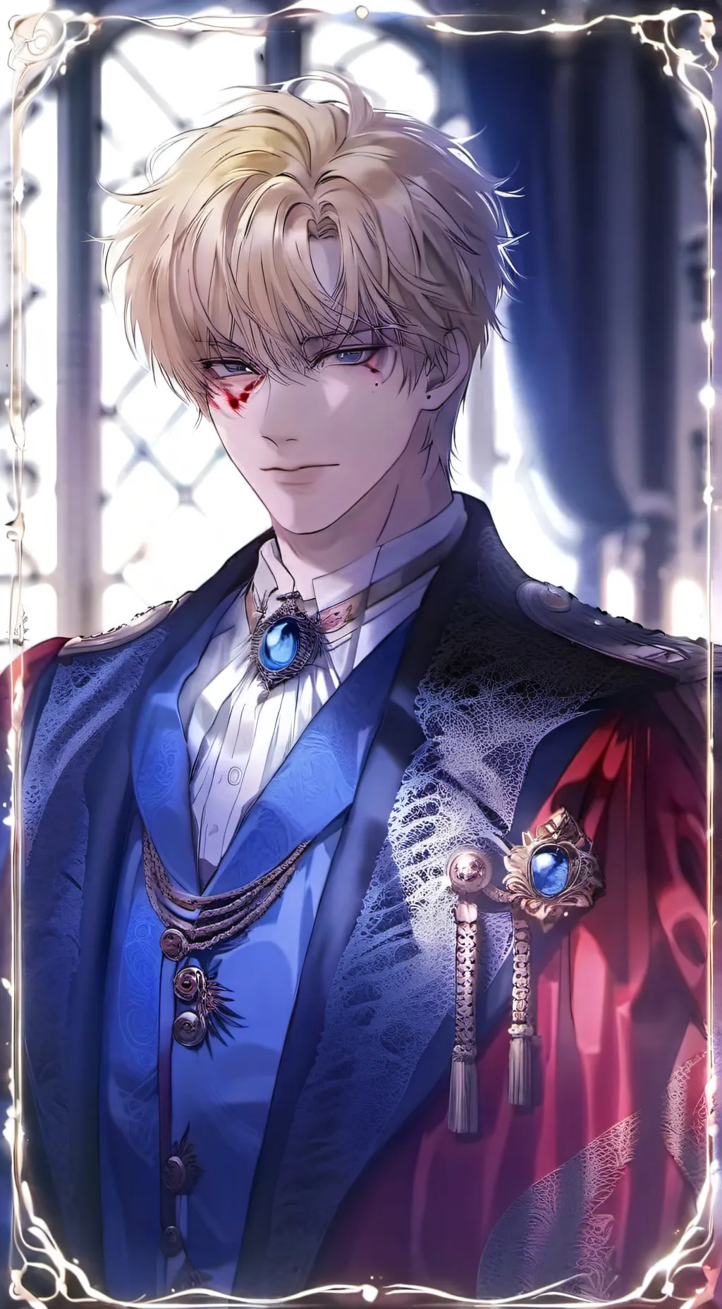 ai character: ♤kai versallés♤ background