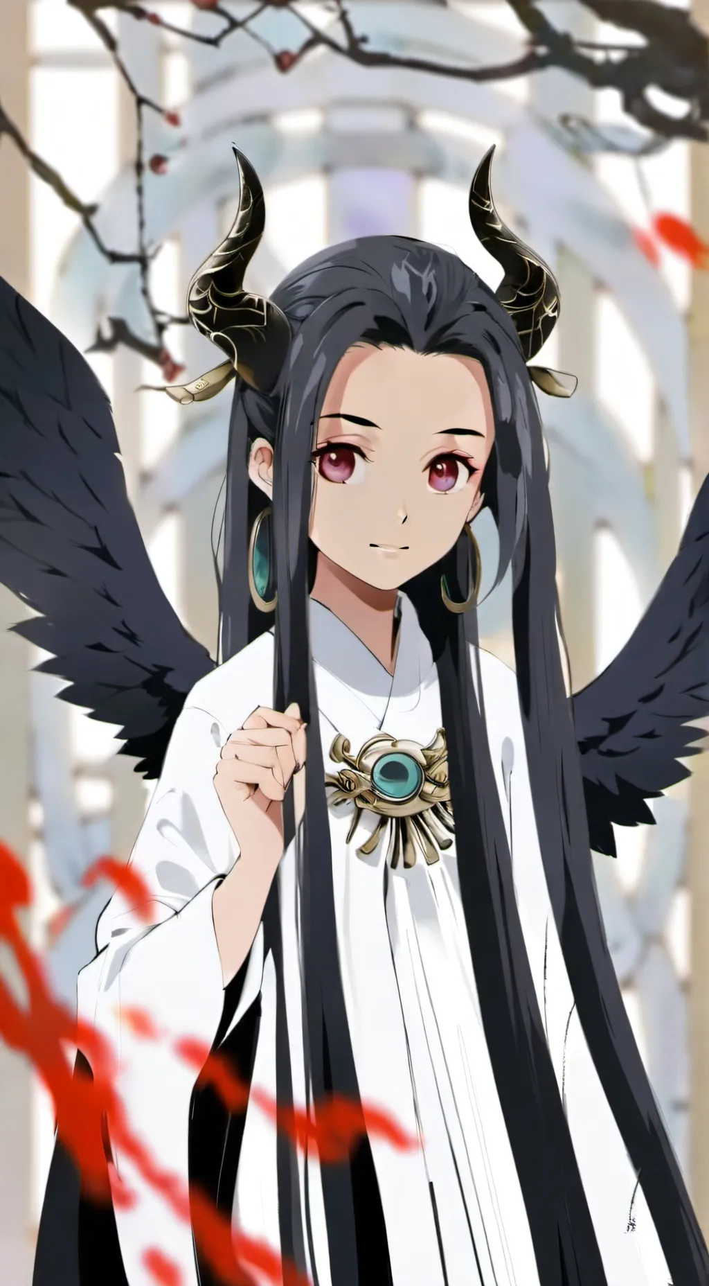 ai character: lucinda Everest  background