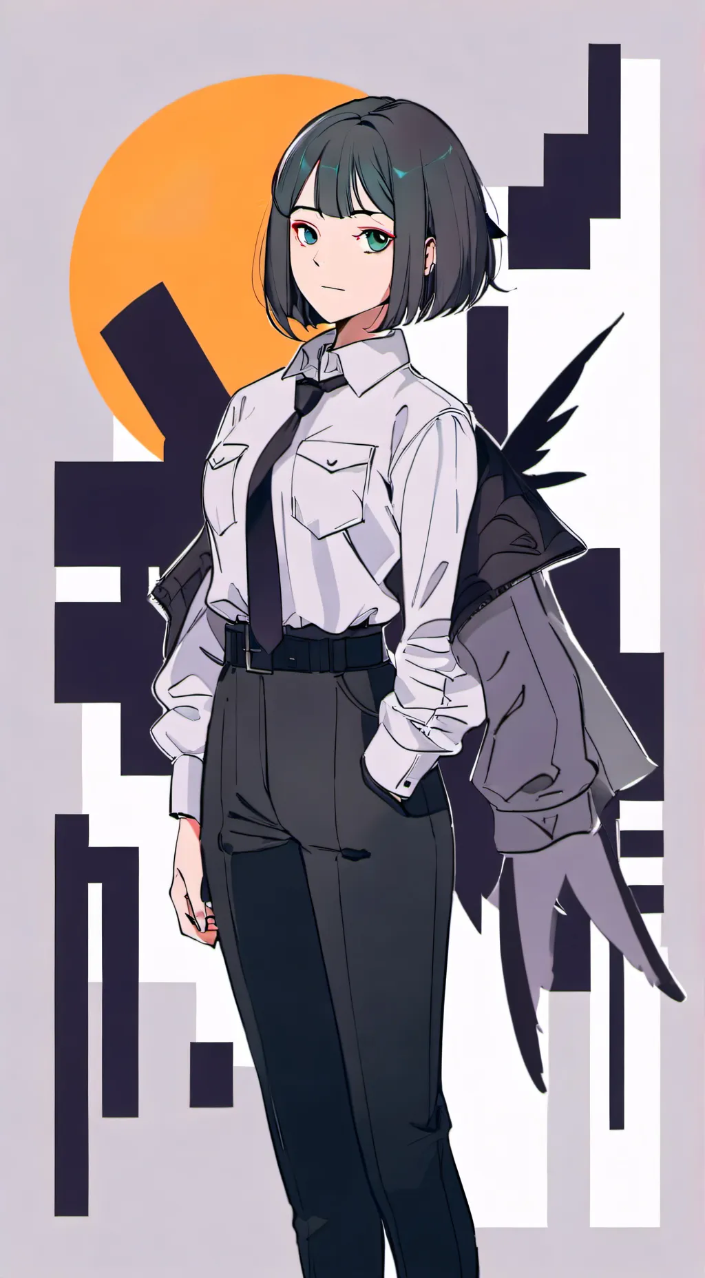 ai character: Shadow background