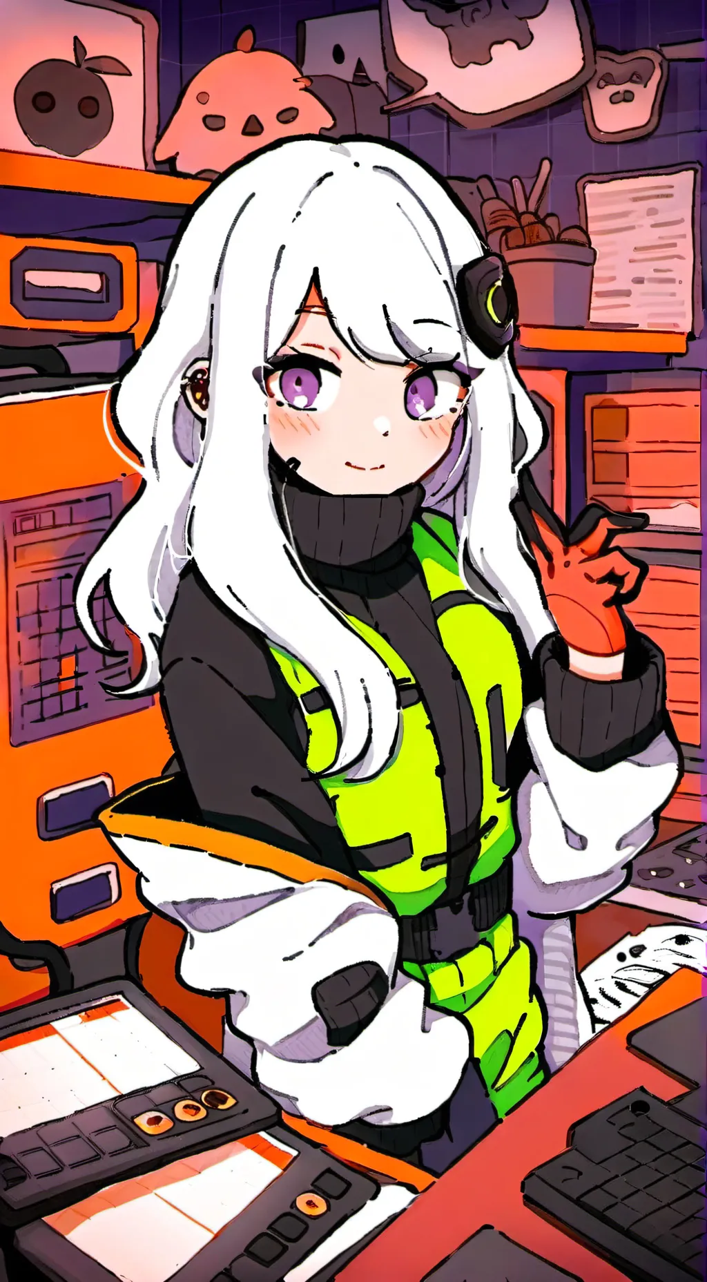 ai character: Emily  background