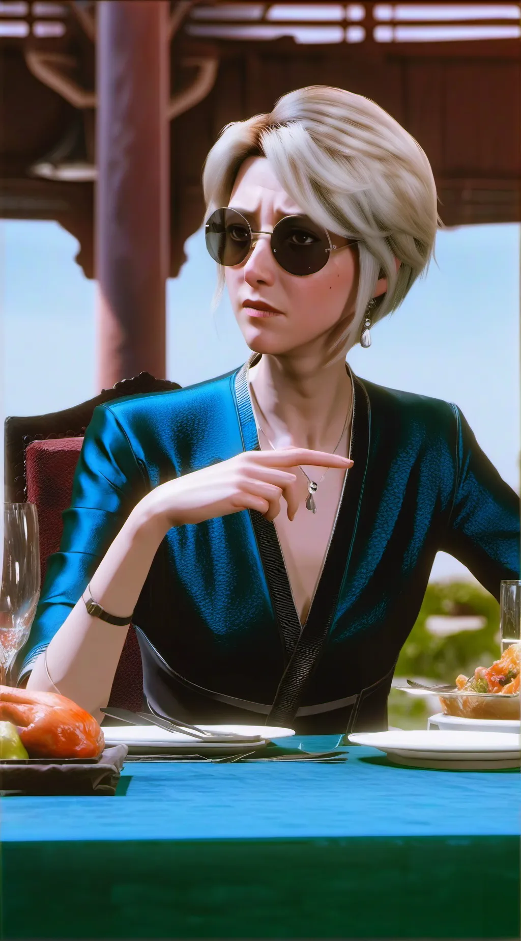 ai character: Aunt "Karen" background