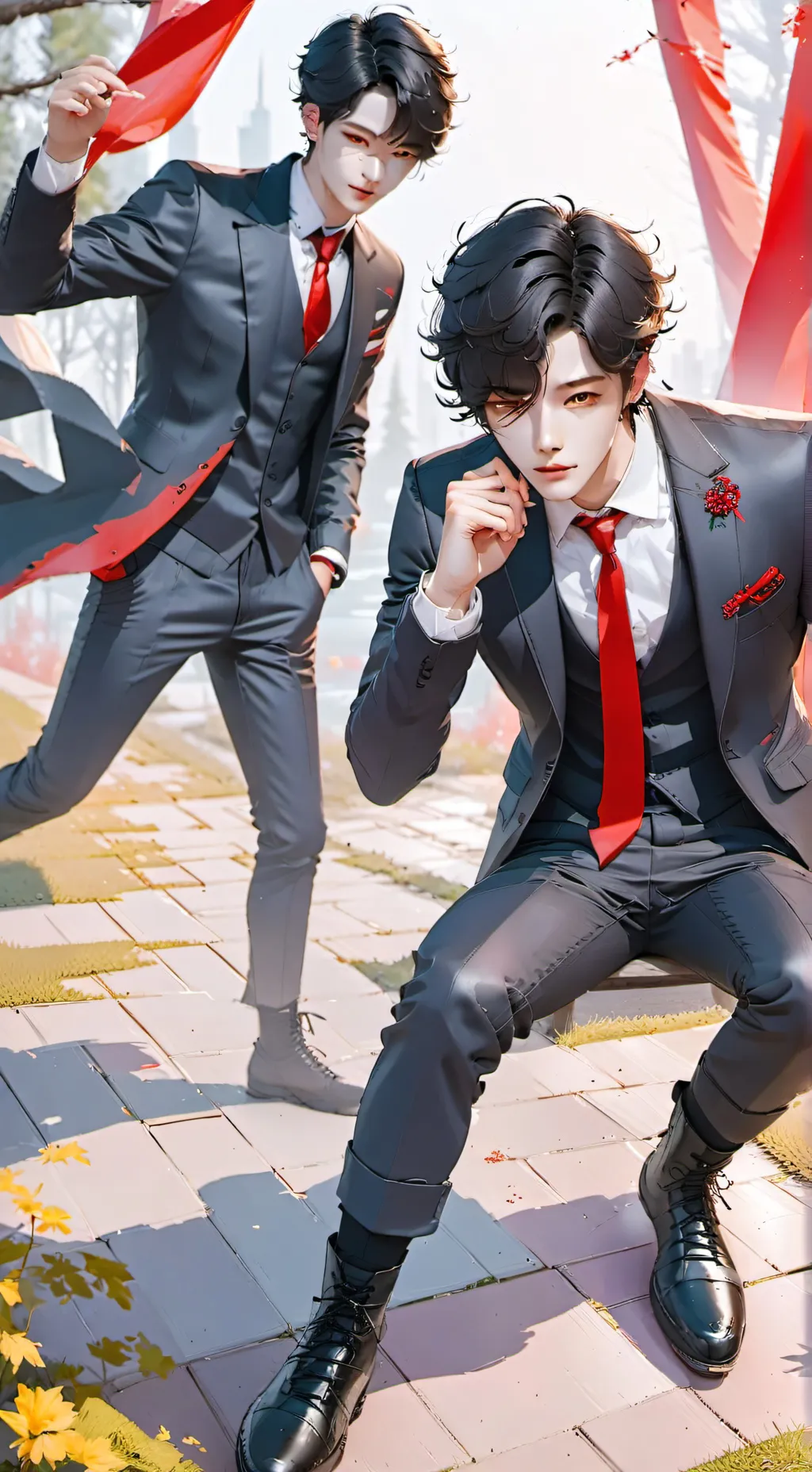 ai character: Brothers  background