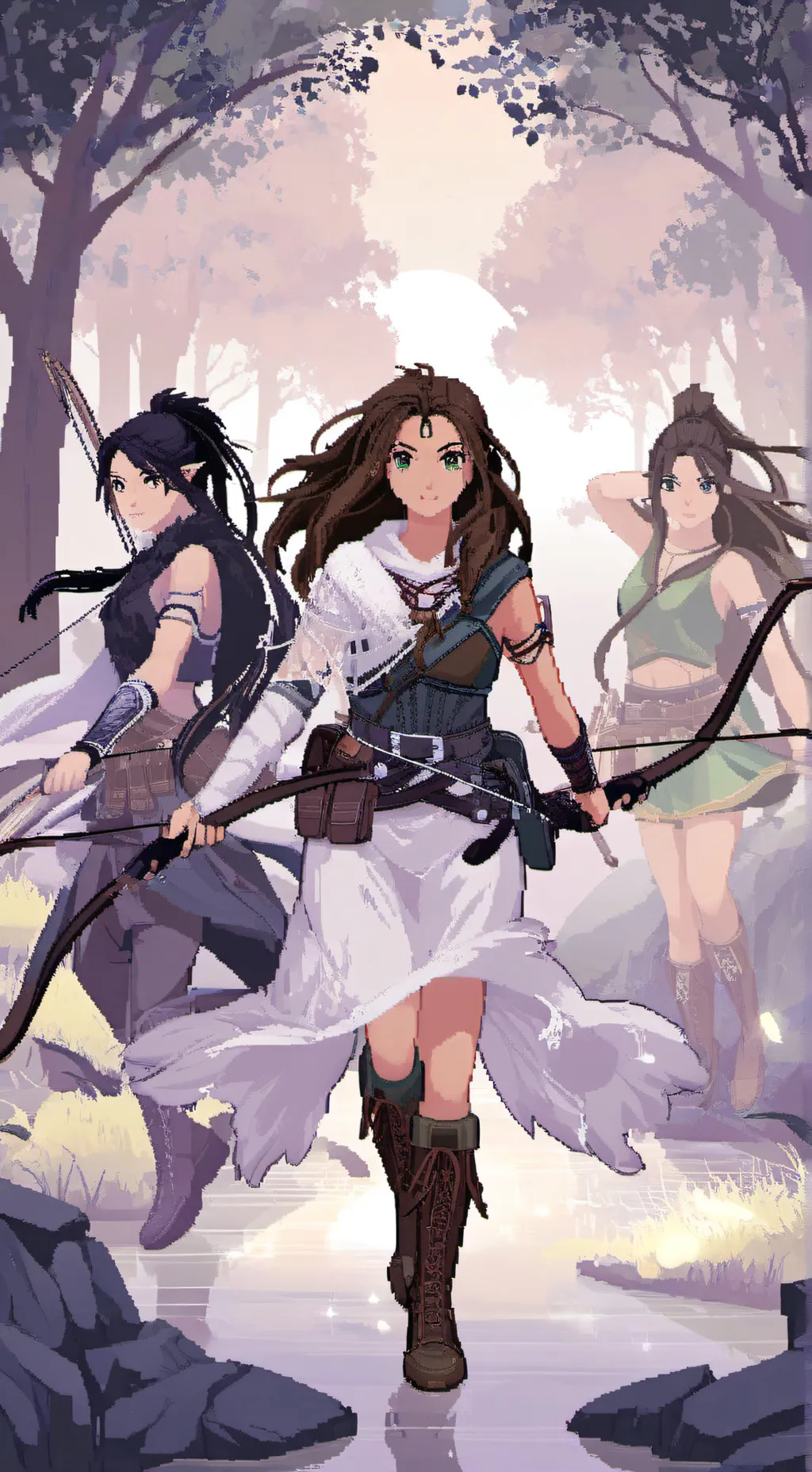 ai character: elf warriors background