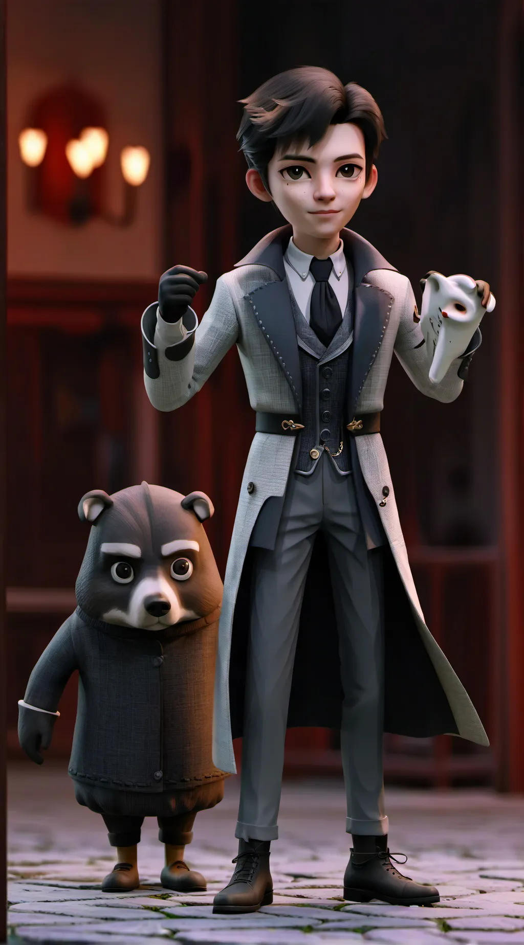 ai character: Simon DT  background