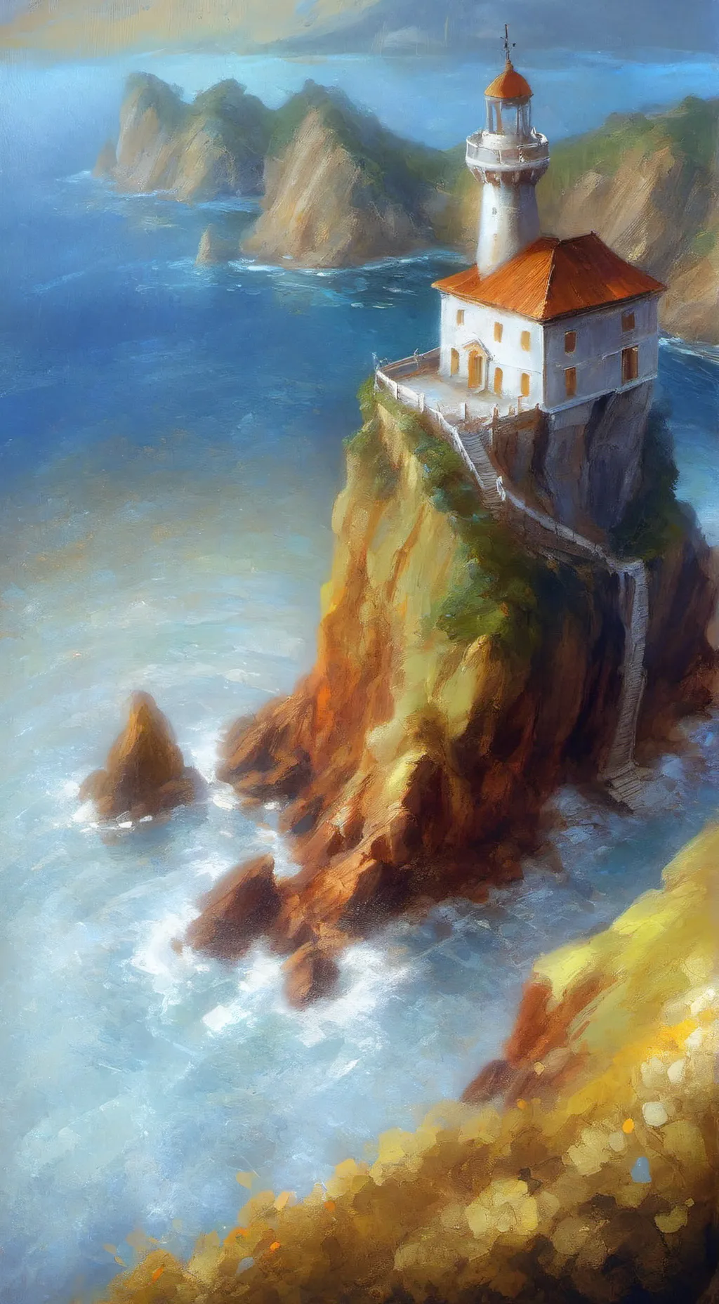 ai character: stranded  background