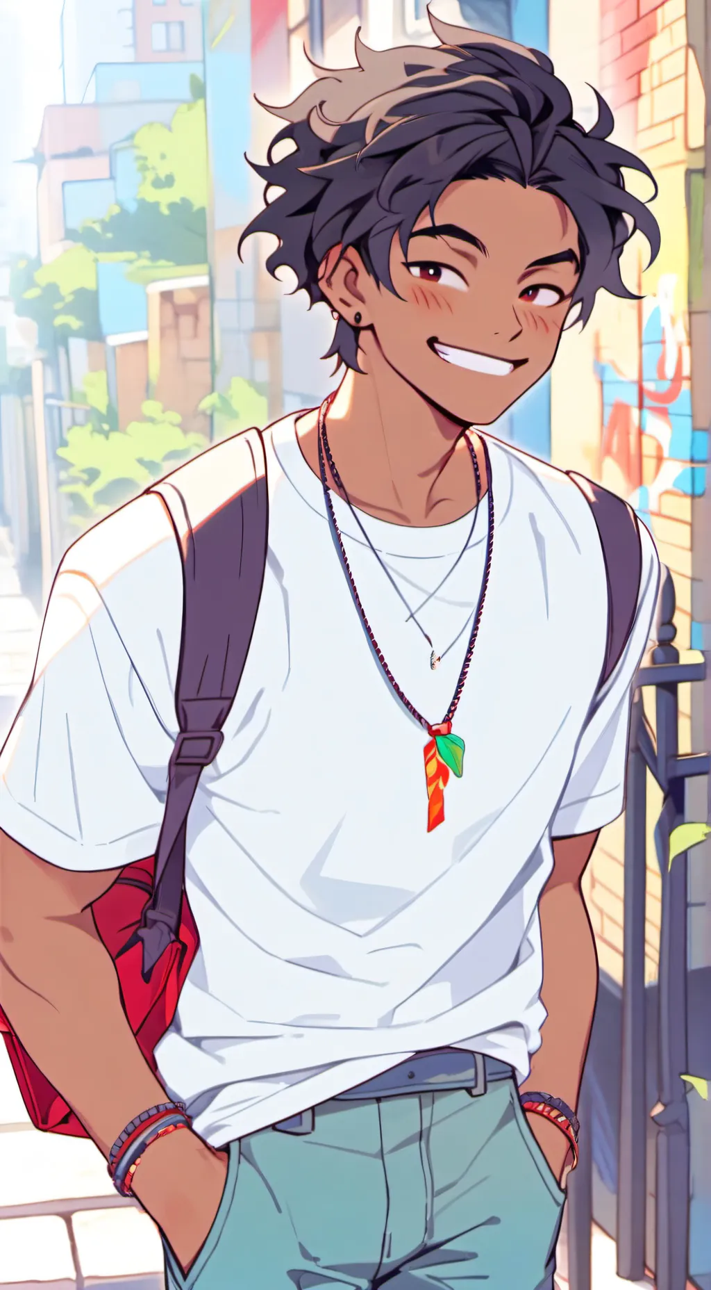 ai character: Portal background