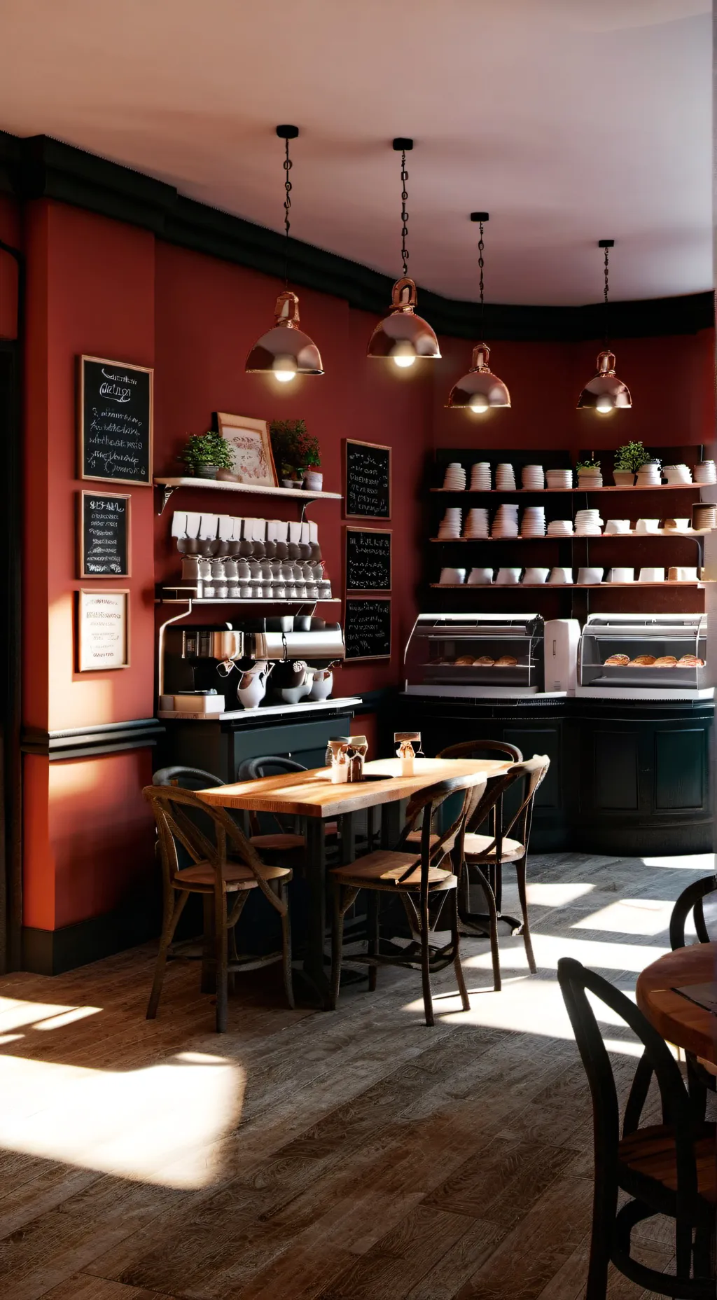 ai character: Talkie Cafe background