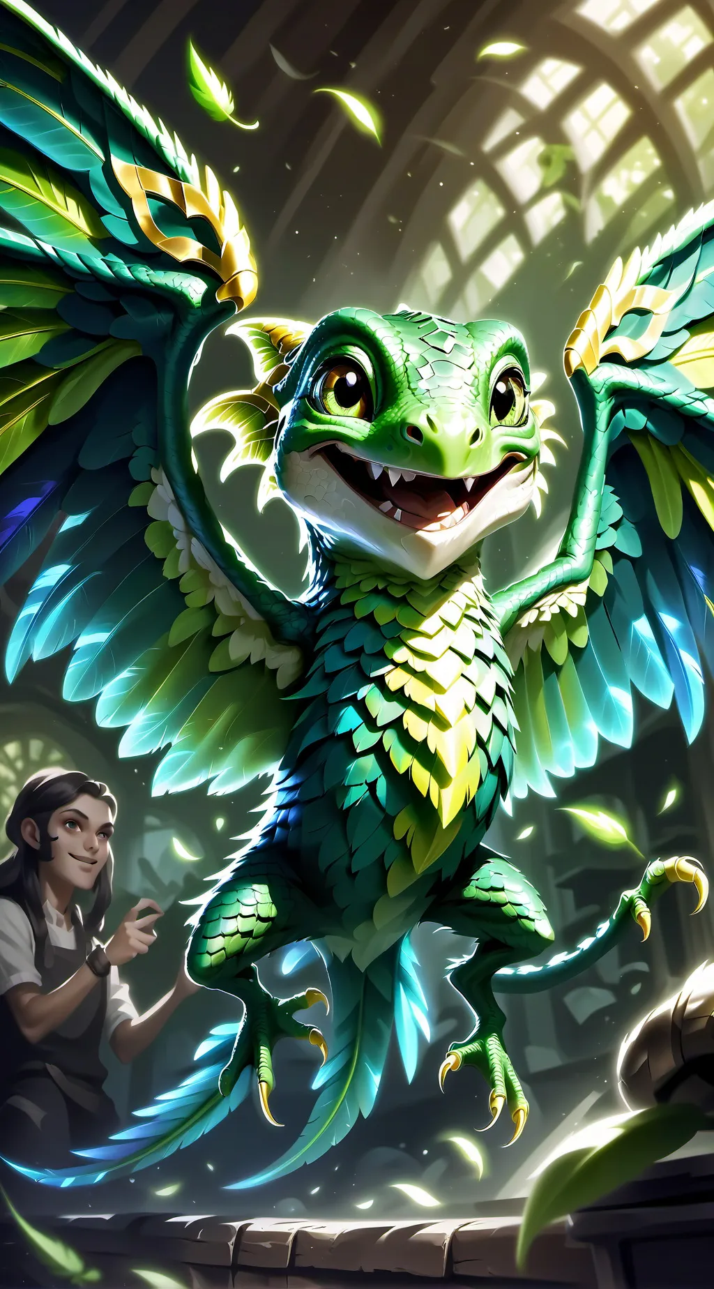 ai character: Aero background