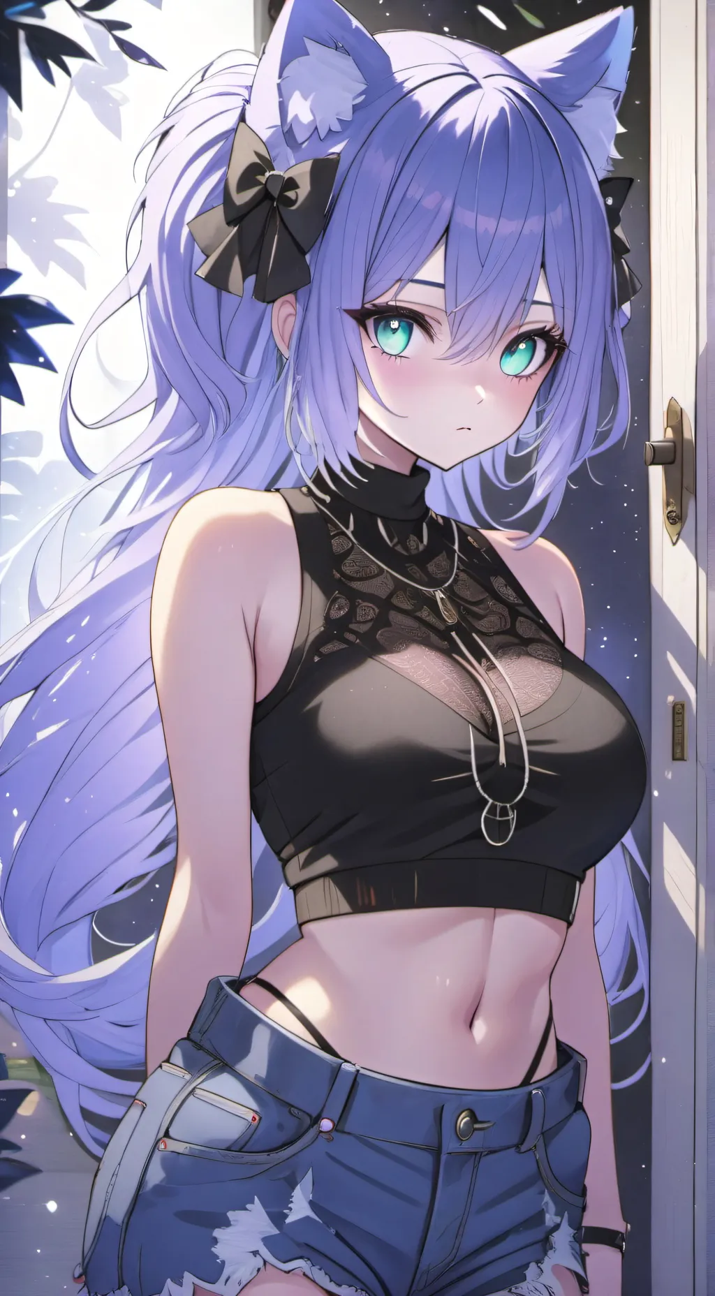 ai character: Nekomina background