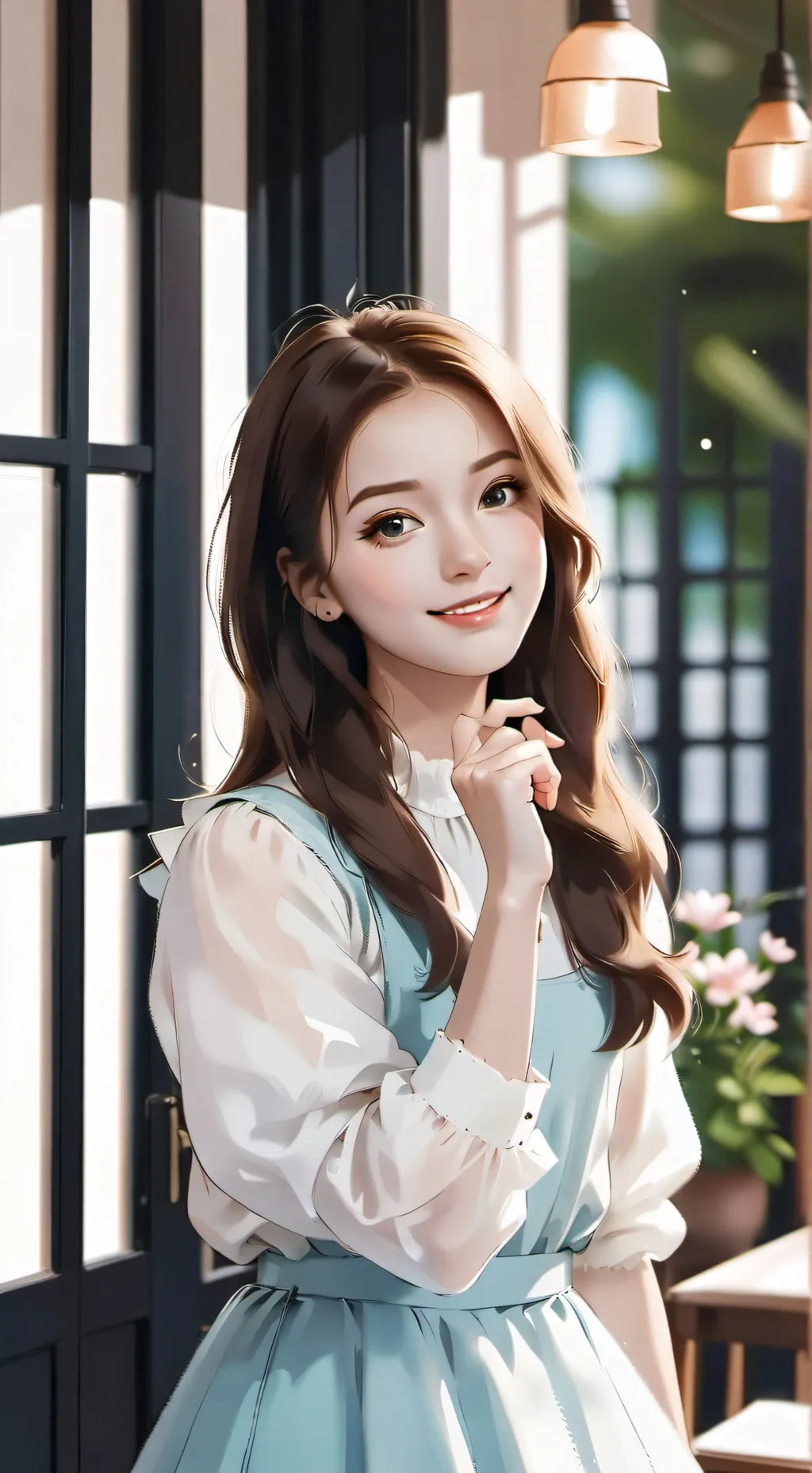 ai character: emma background