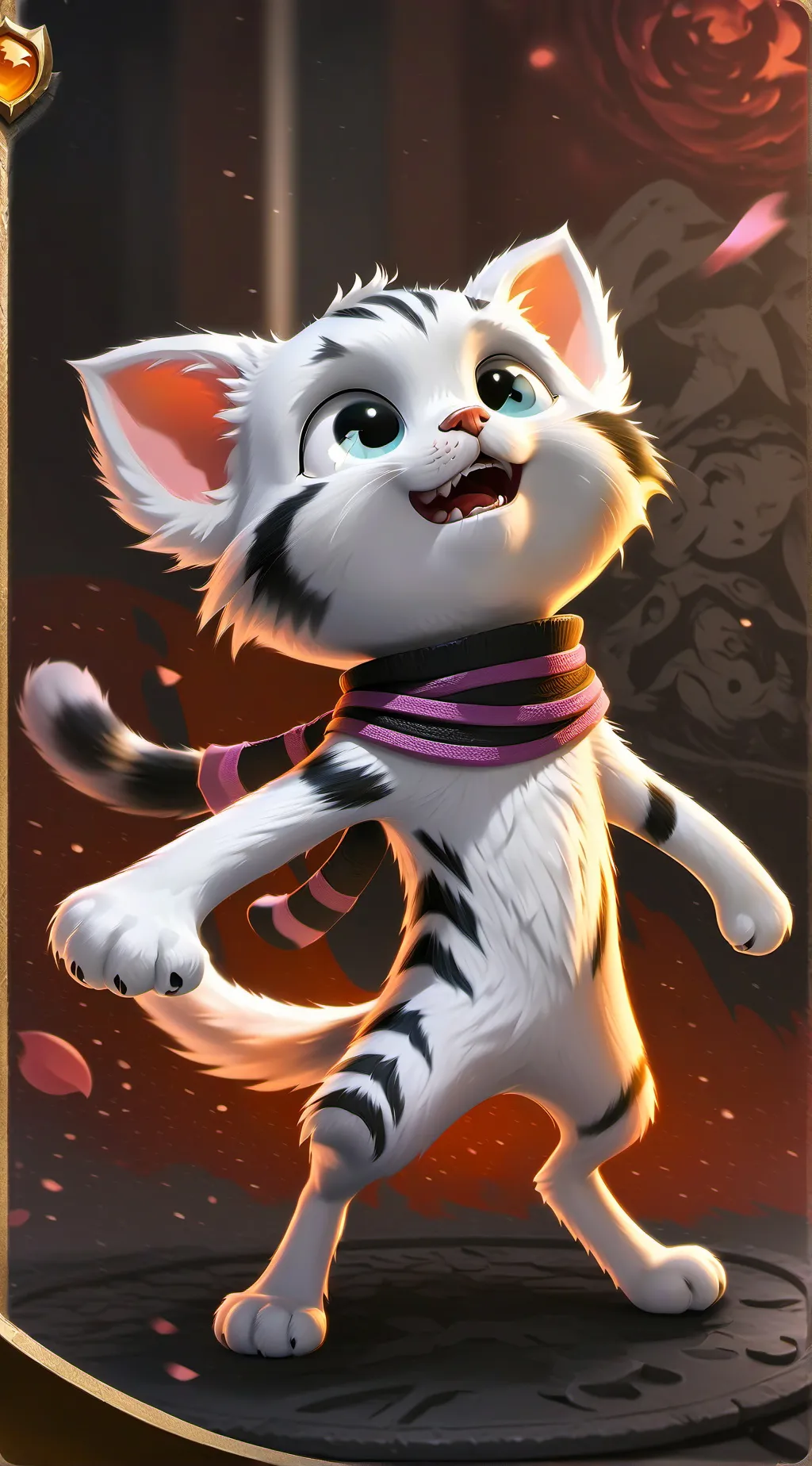ai character: Pandy paws background