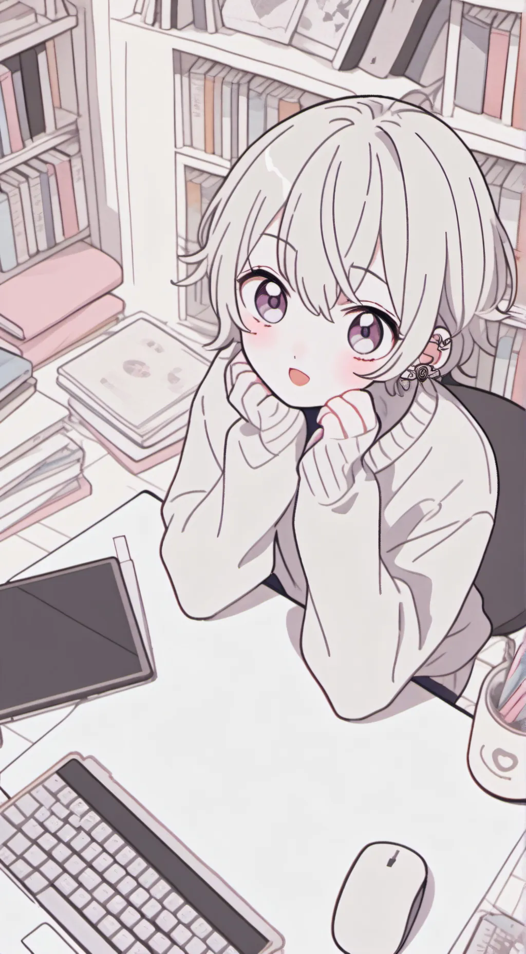 ai character: Digital Truth Tycoon background