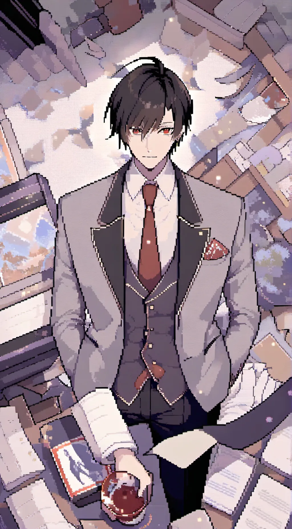 ai character: Death note background