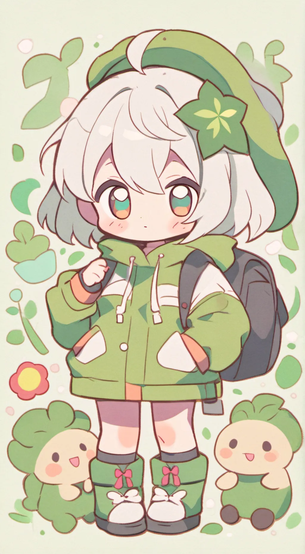 ai character: twisted sprout background