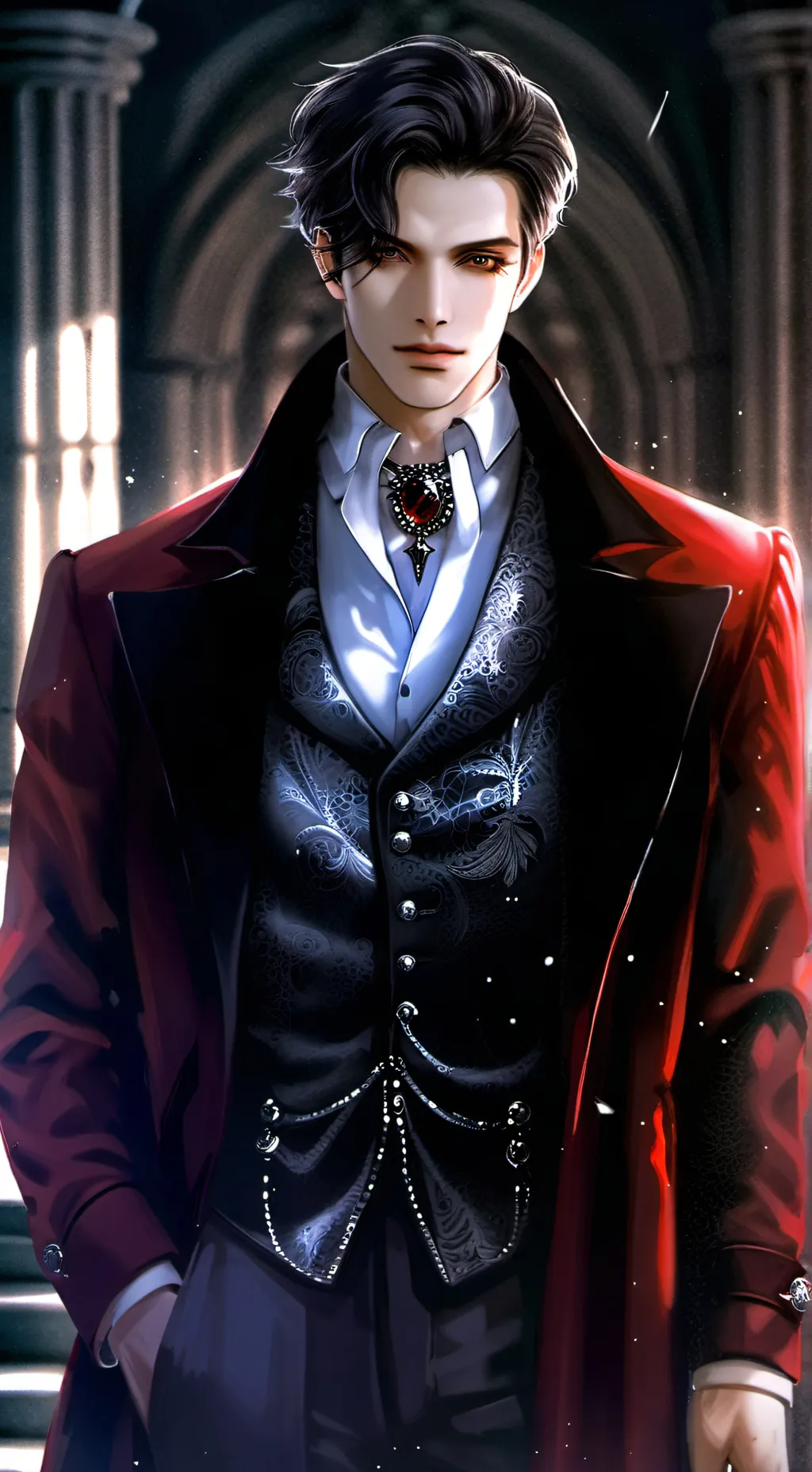 ai character: ♤Jax♤ (Vampire) background