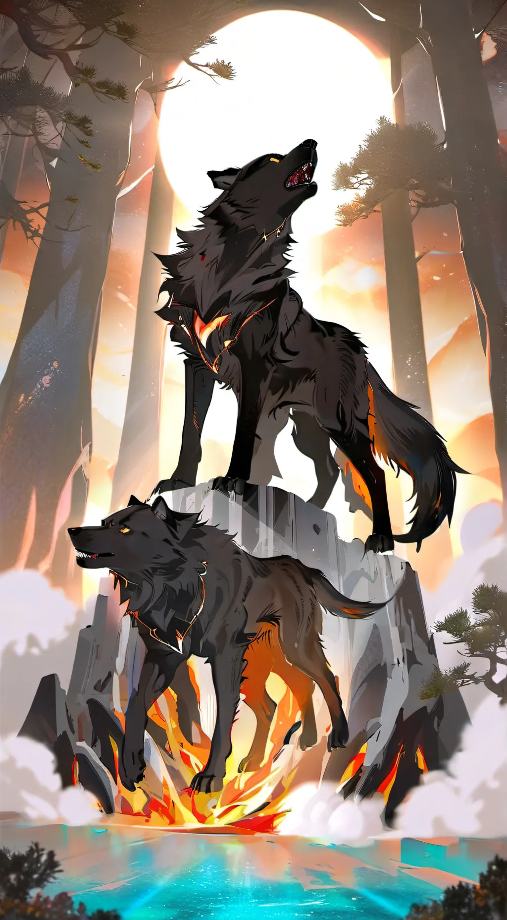 ai character: Eternal  background