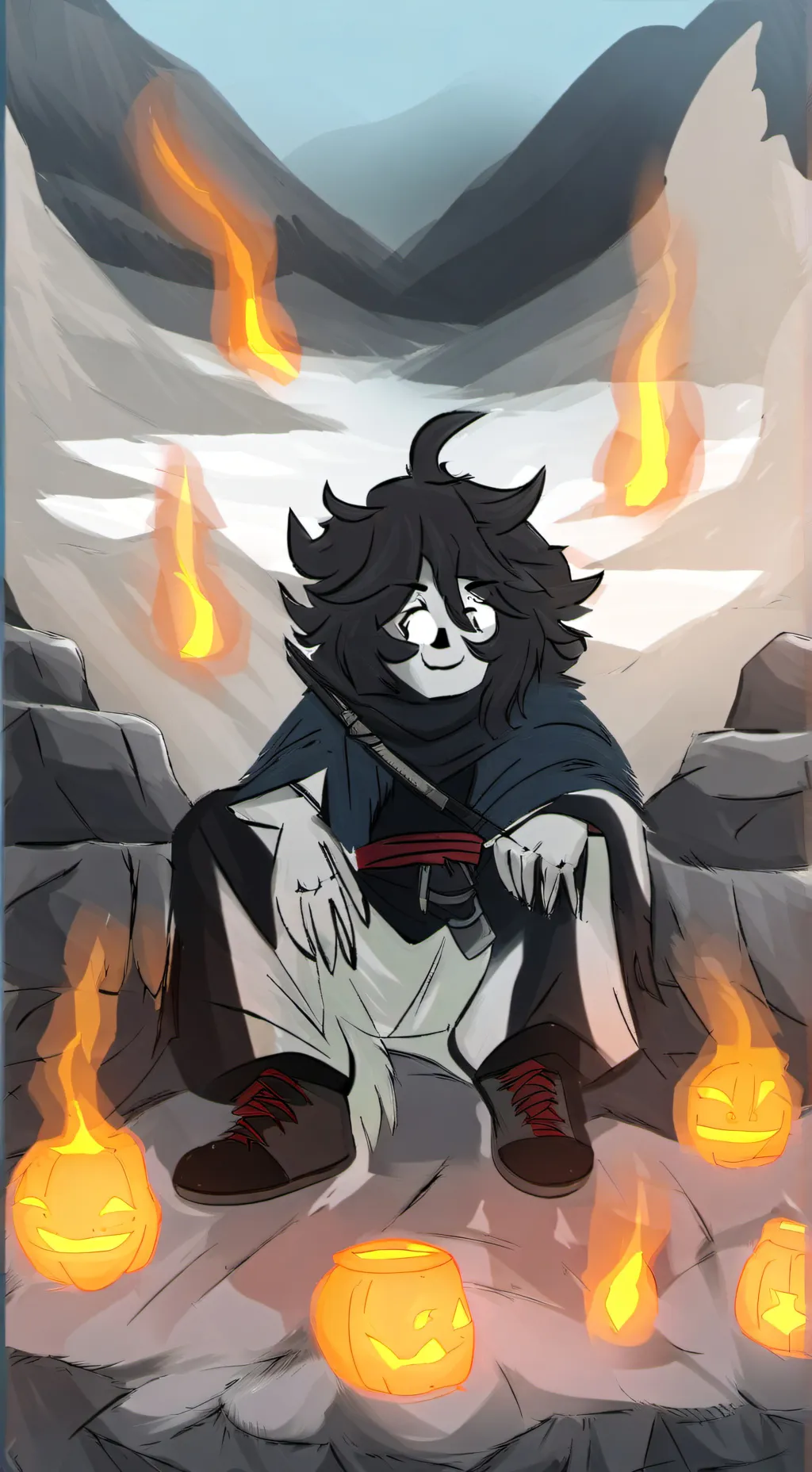 ai character: Twotime background