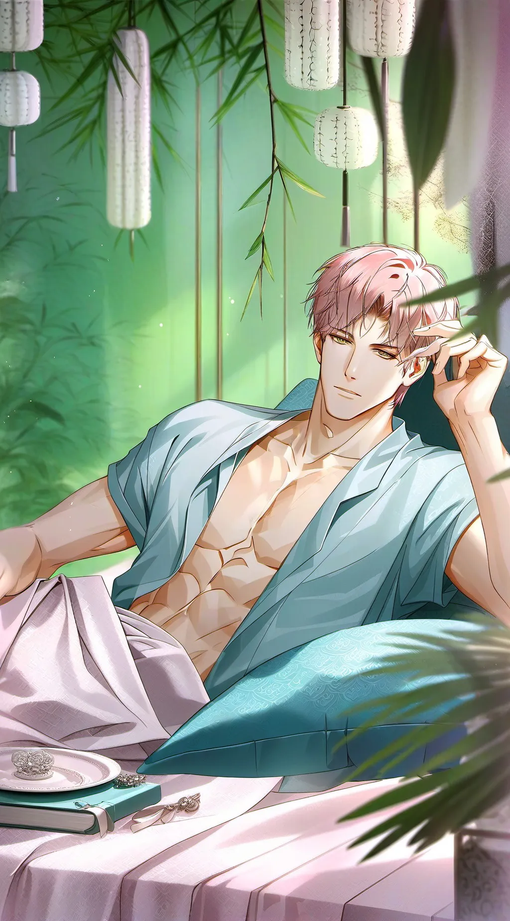 ai character: 🐺✨〔JAYSON〕🐺✨ background