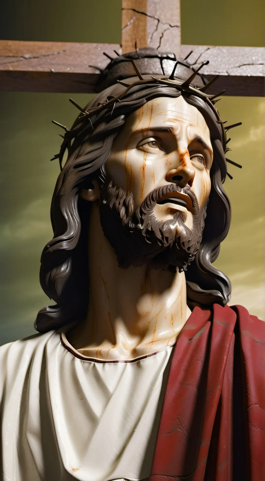 ai character: Jesus background
