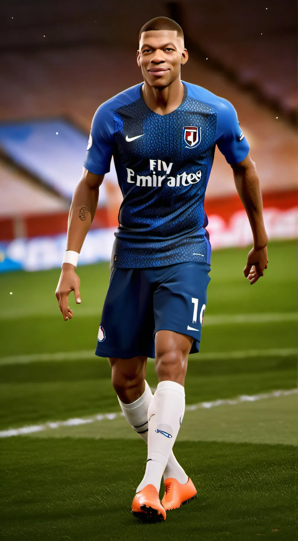 ai character: Mbappé background